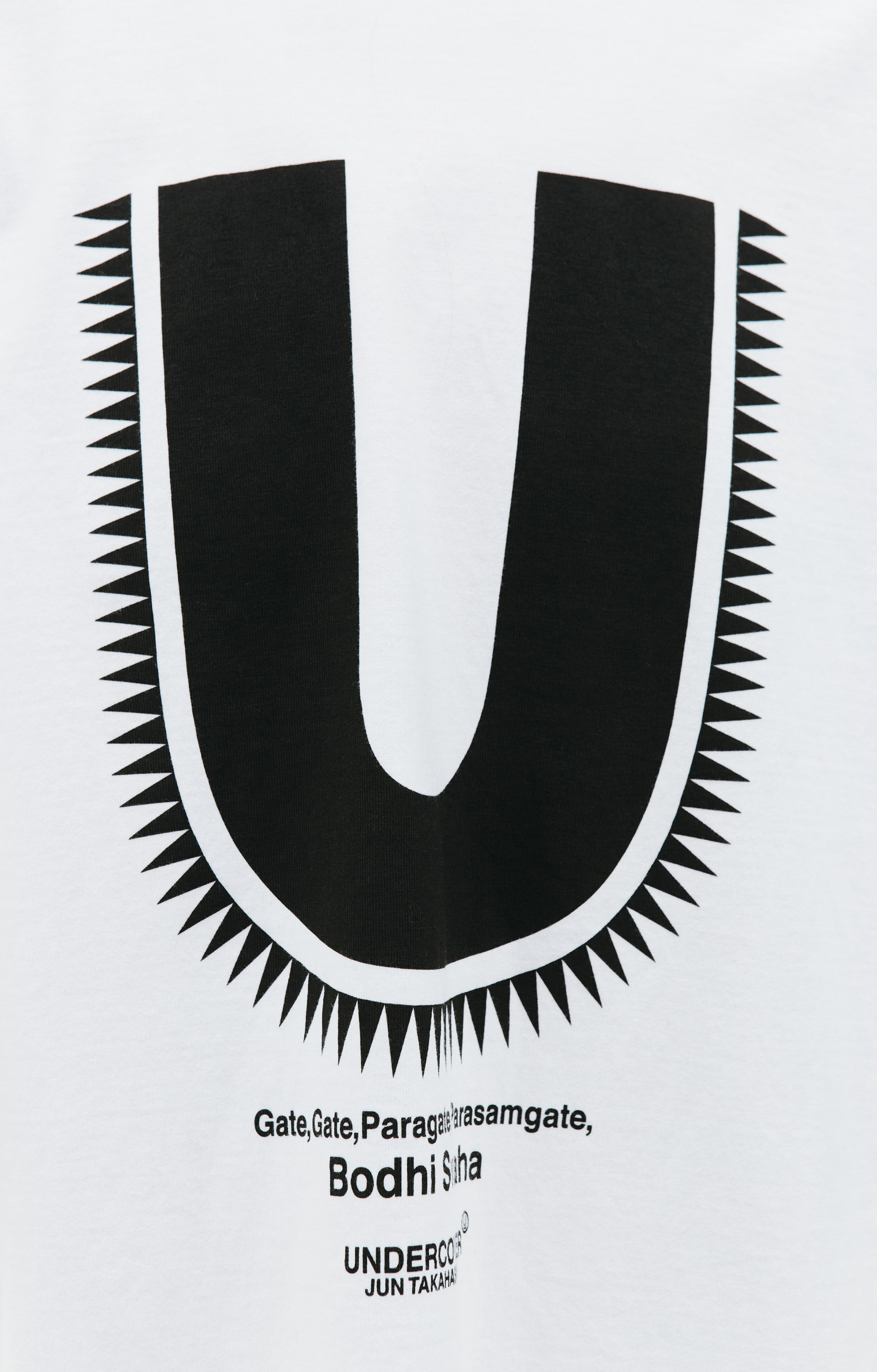 Undercover White \'U\' printed t-shirt