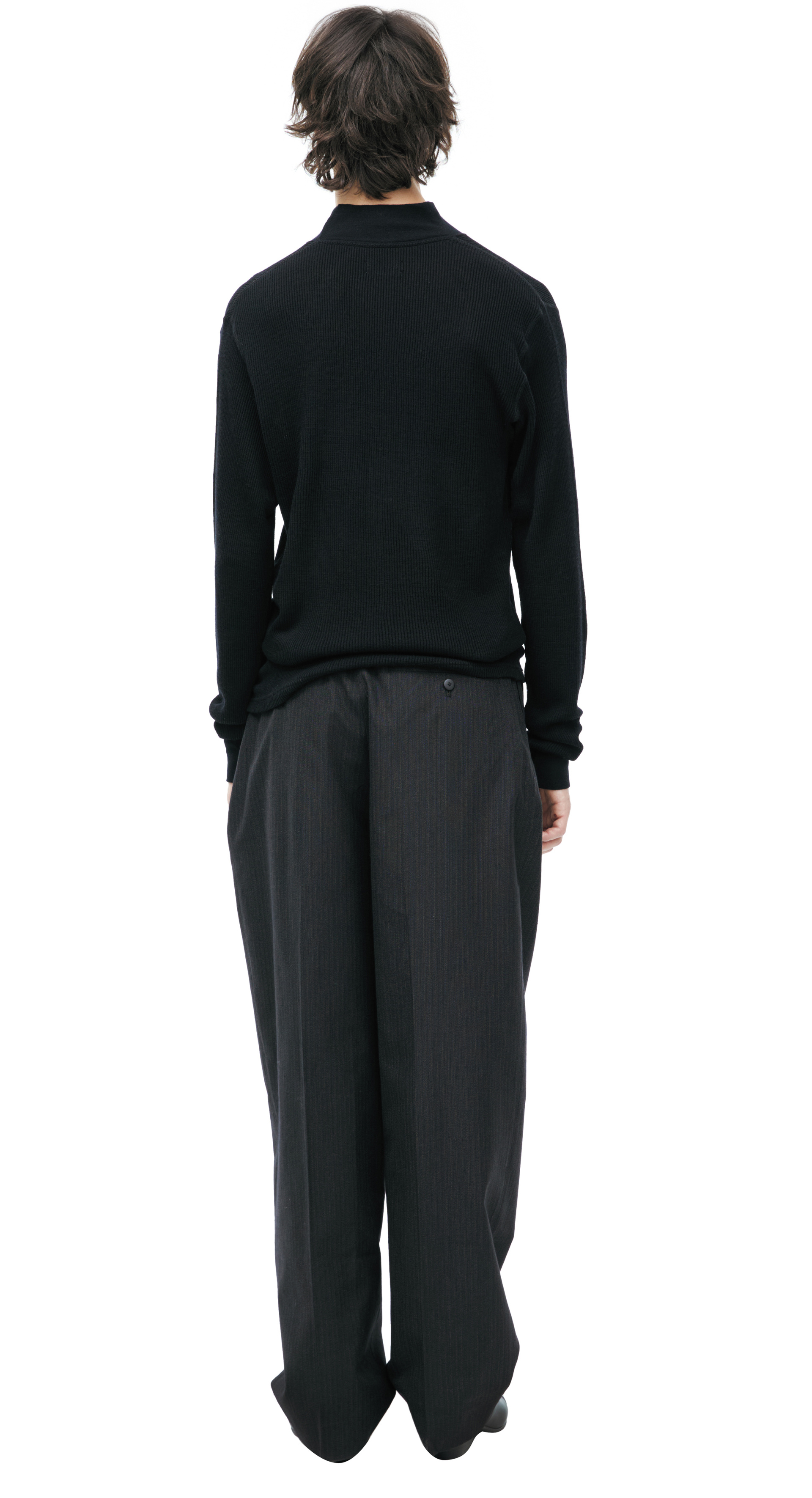visvim Black wool sweater