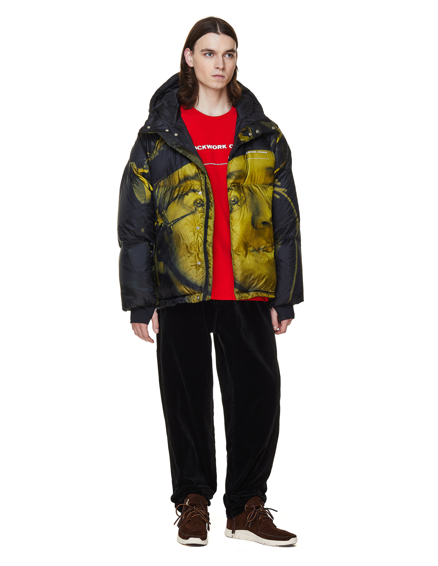 Undercover A Clockwork Orange Printed Down Jacket
