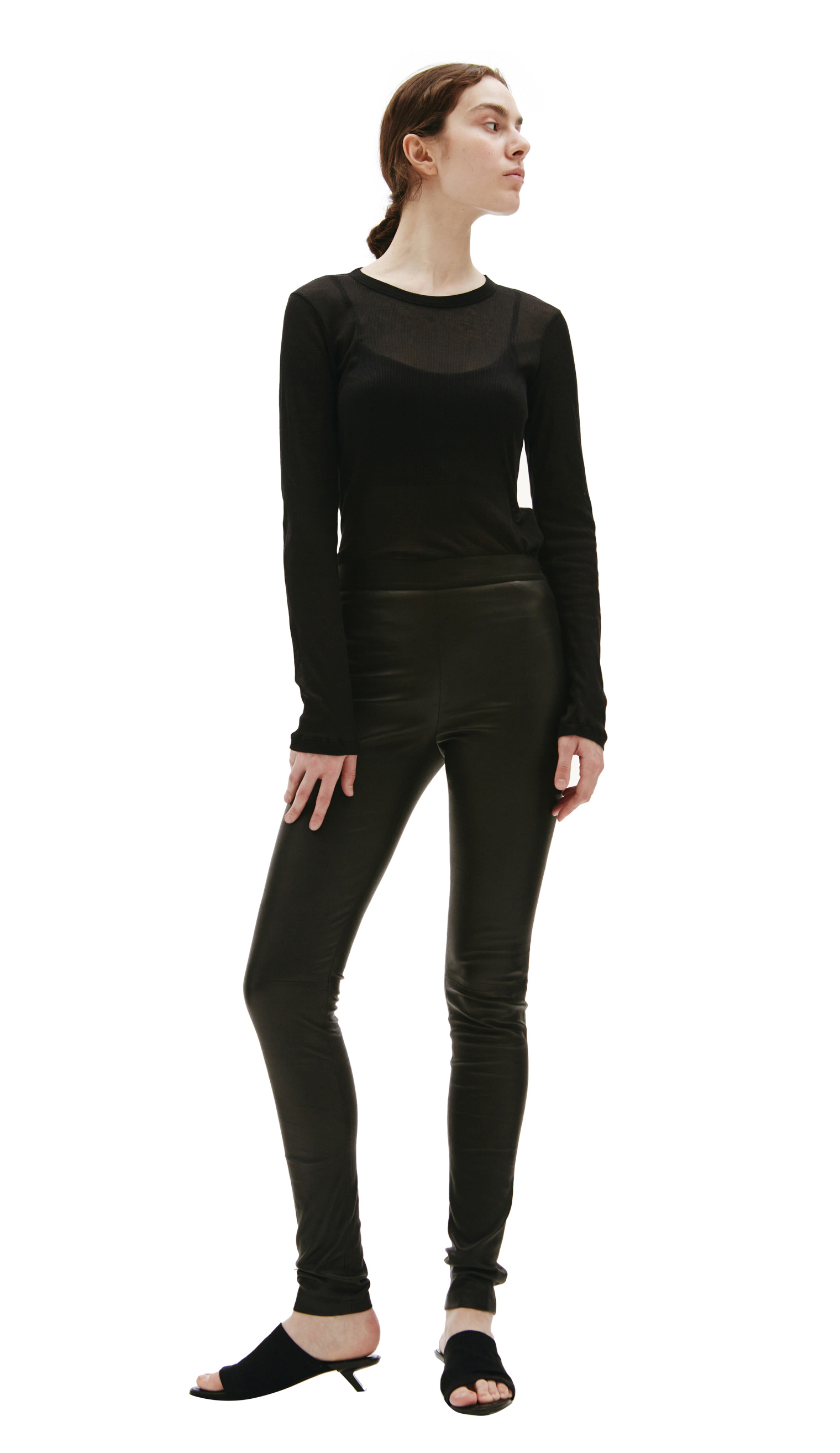 Ann Demeulemeester Elien leather leggings