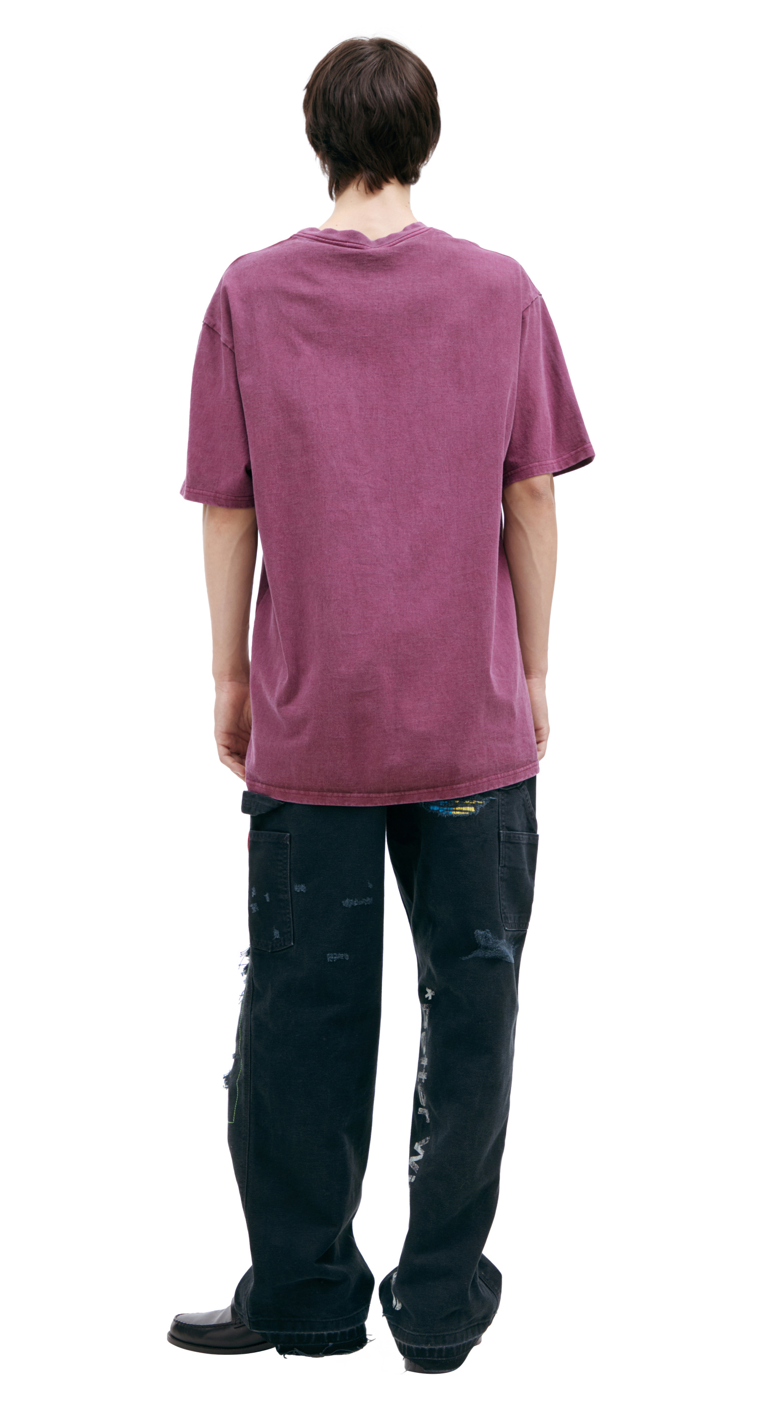 Undercover Burgundy T-shirt with print