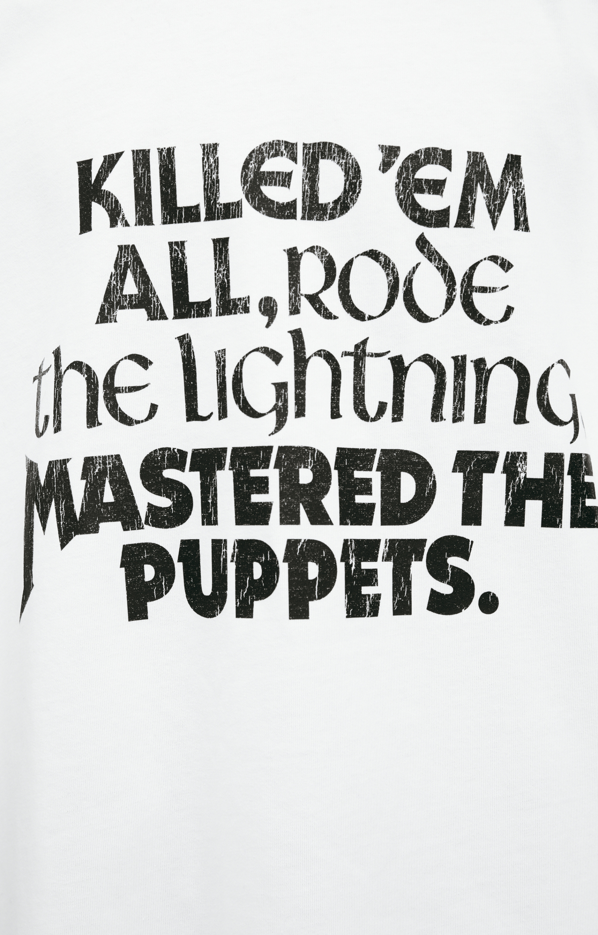 Mastercraft Union White print T-shirt