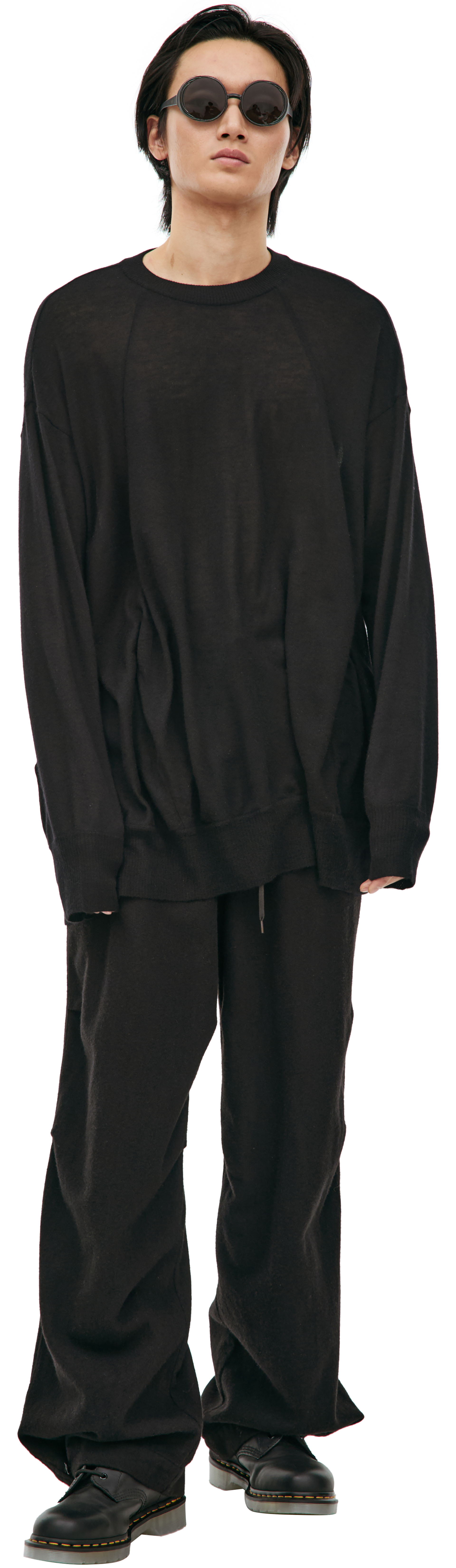 Ziggy Chen Black cashmere sweater