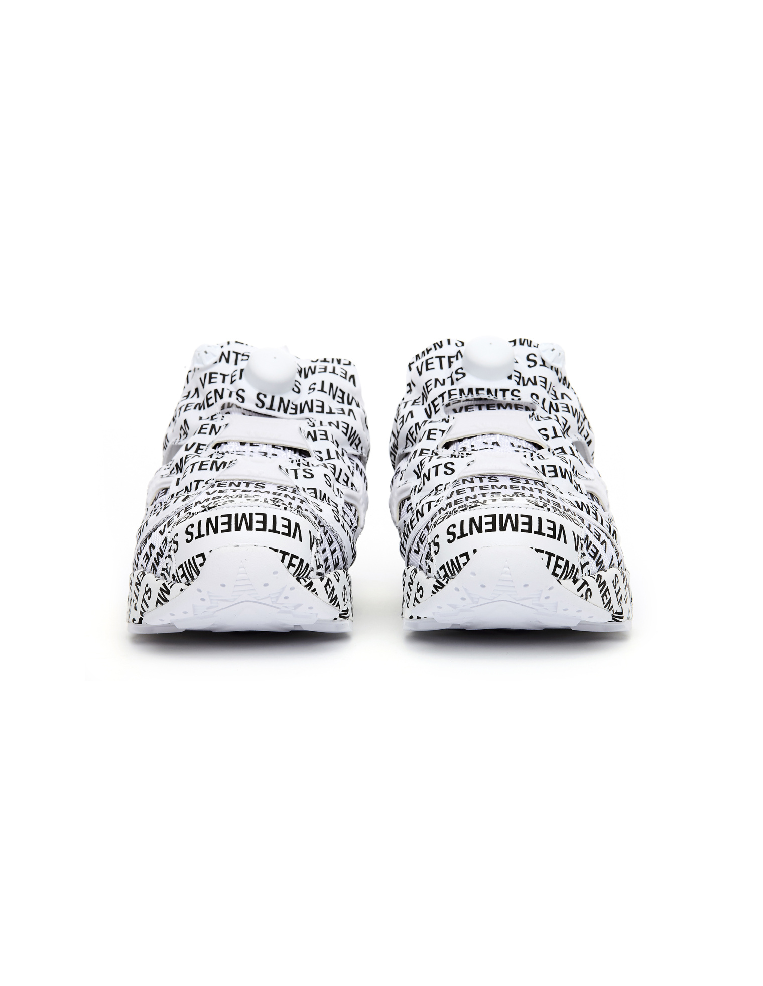 VETEMENTS Белые кроссовки Reebok Insta Pump Fury