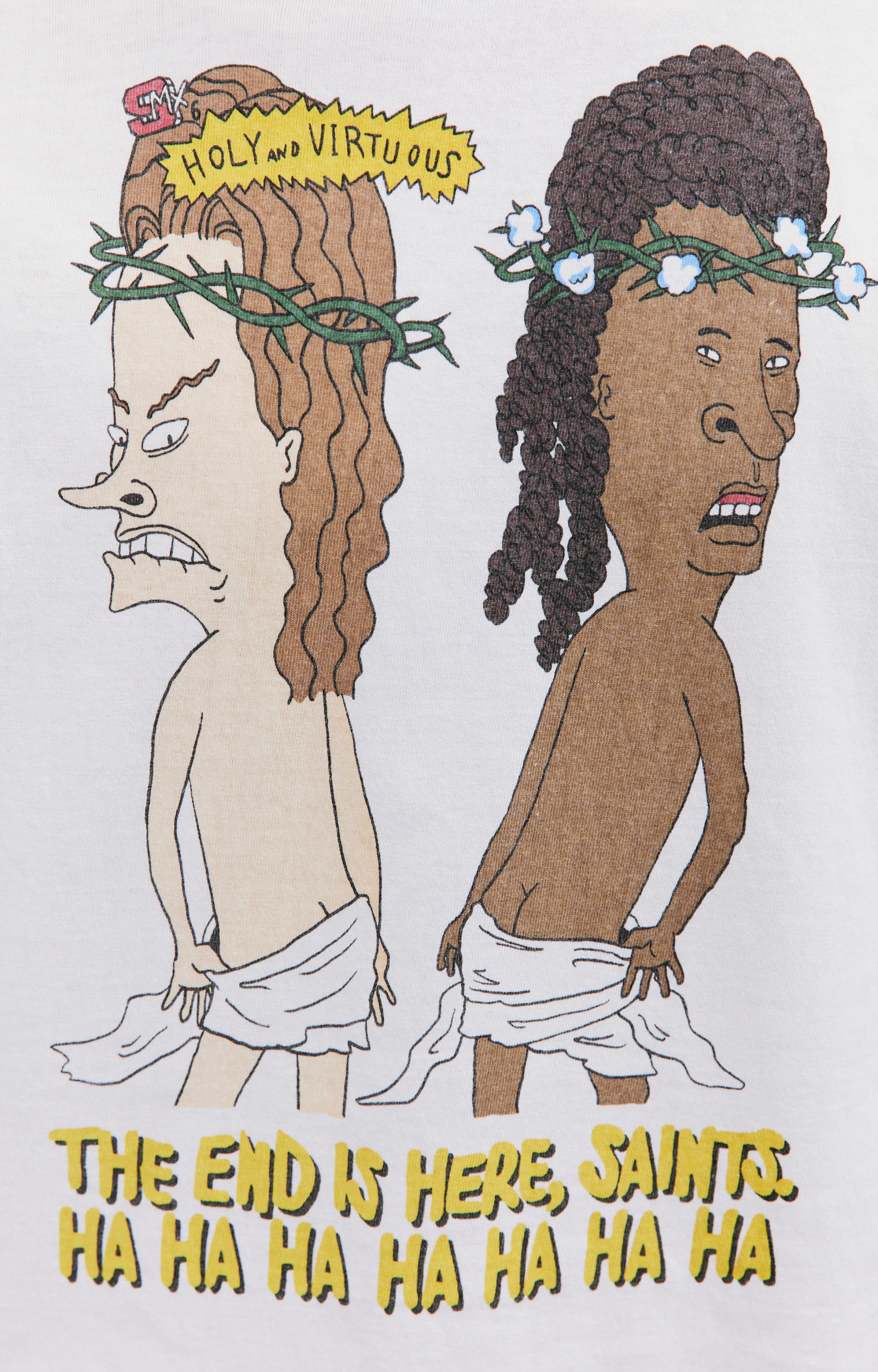 Saint Michael Holy & Virtuous printed t-shirt