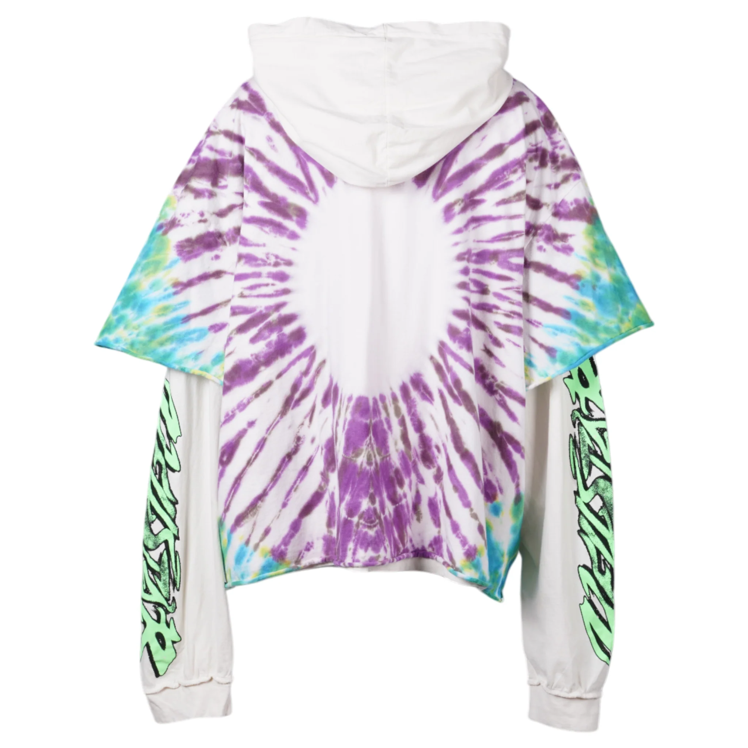 Hellstar White monoprint hoodie