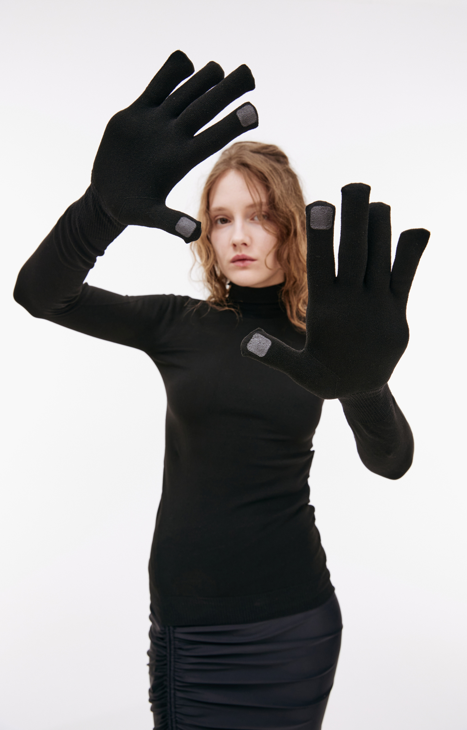 Balenciaga Black Gloves Sweater