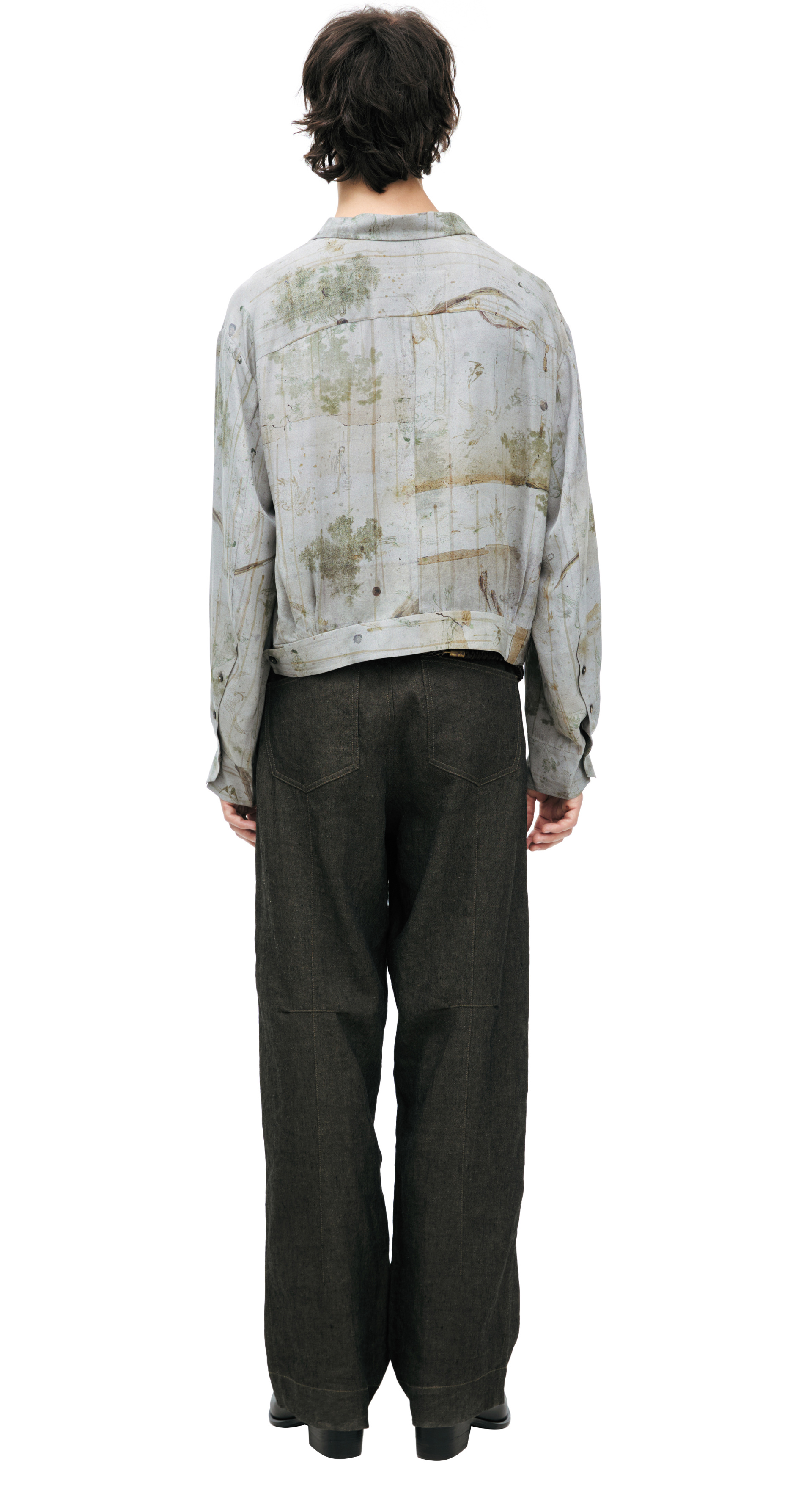Ziggy Chen Shirt with a turn-down collar