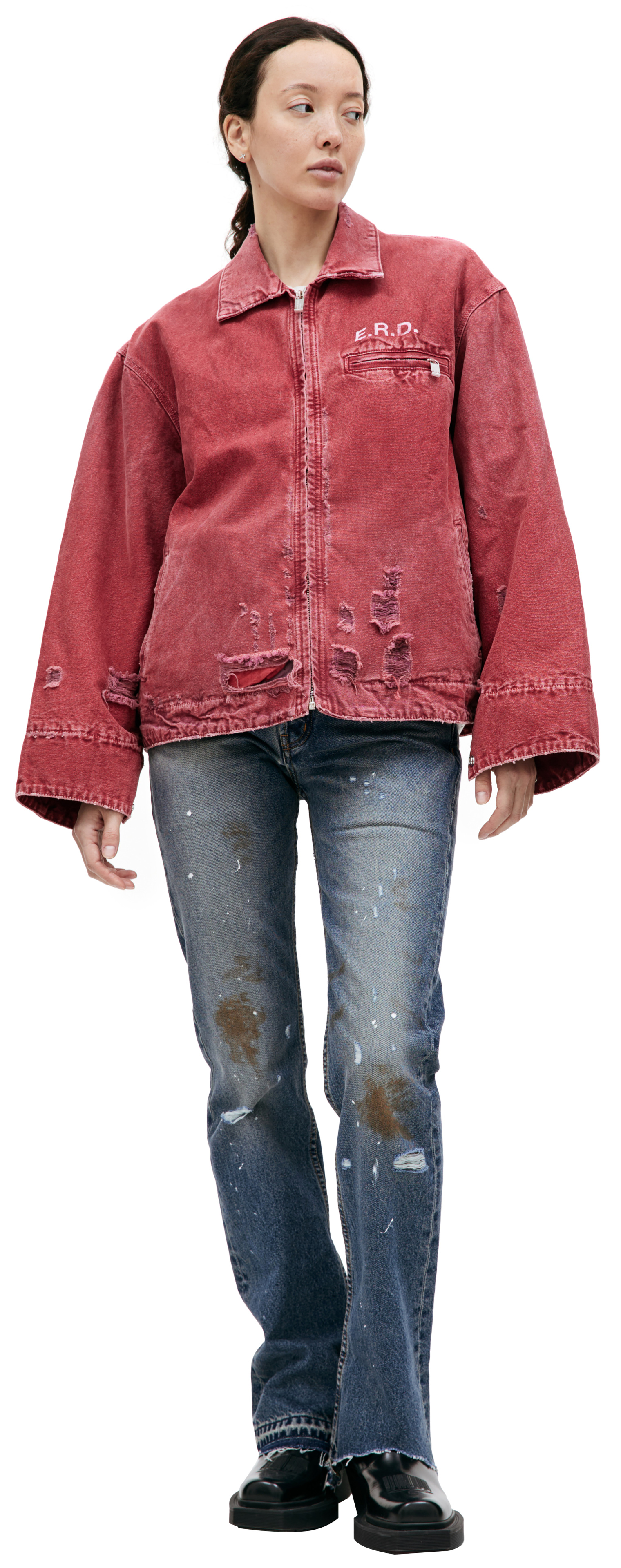 Enfants Riches Deprimes Denim zip up jacket