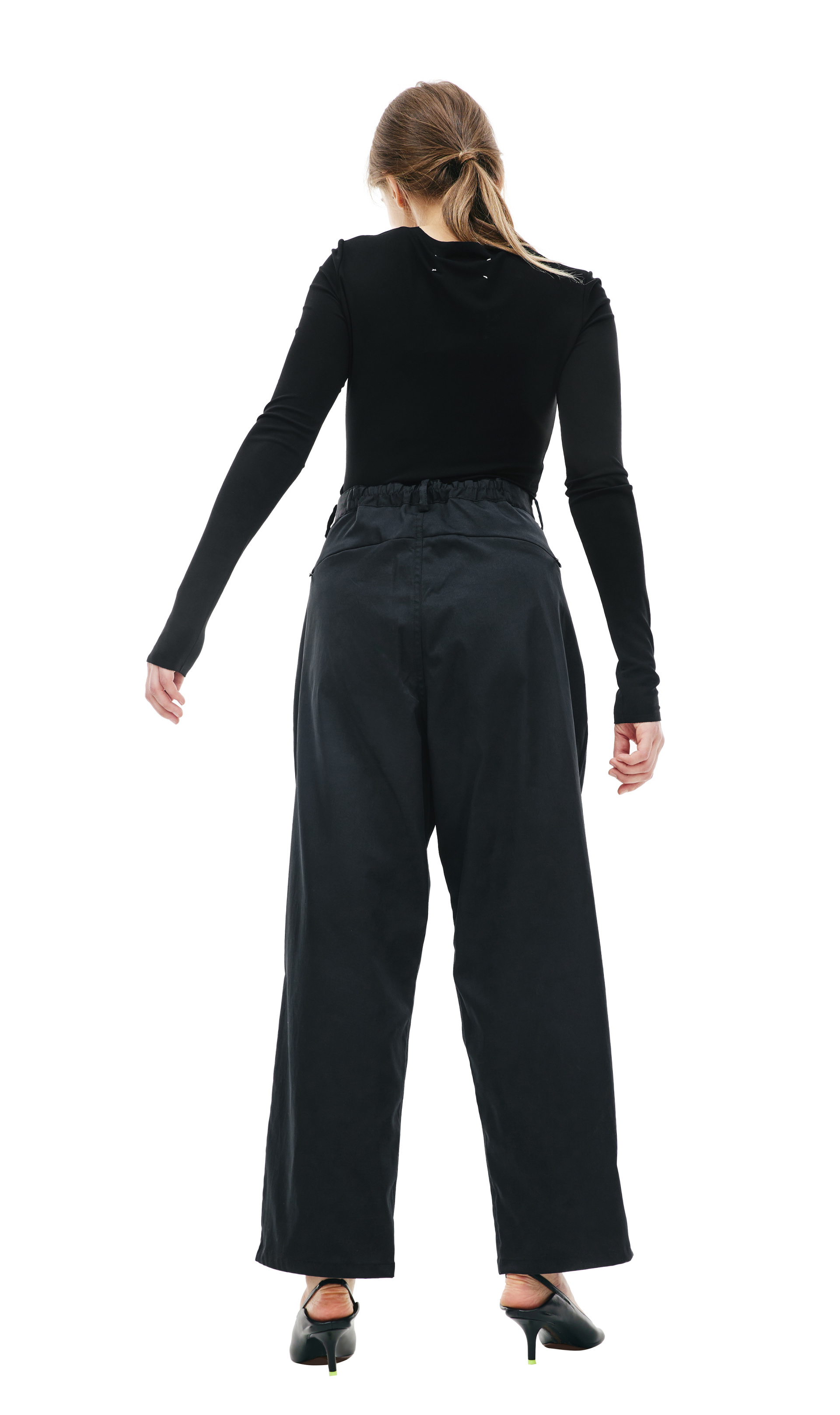 KIMMY Black straight trousers