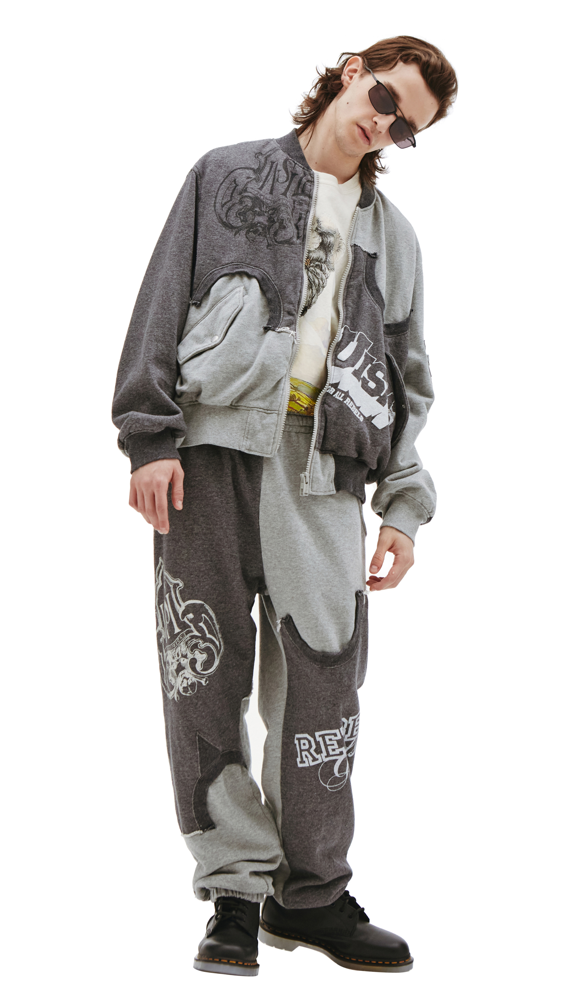 Undercover Cotton Patchwork Sweatpants