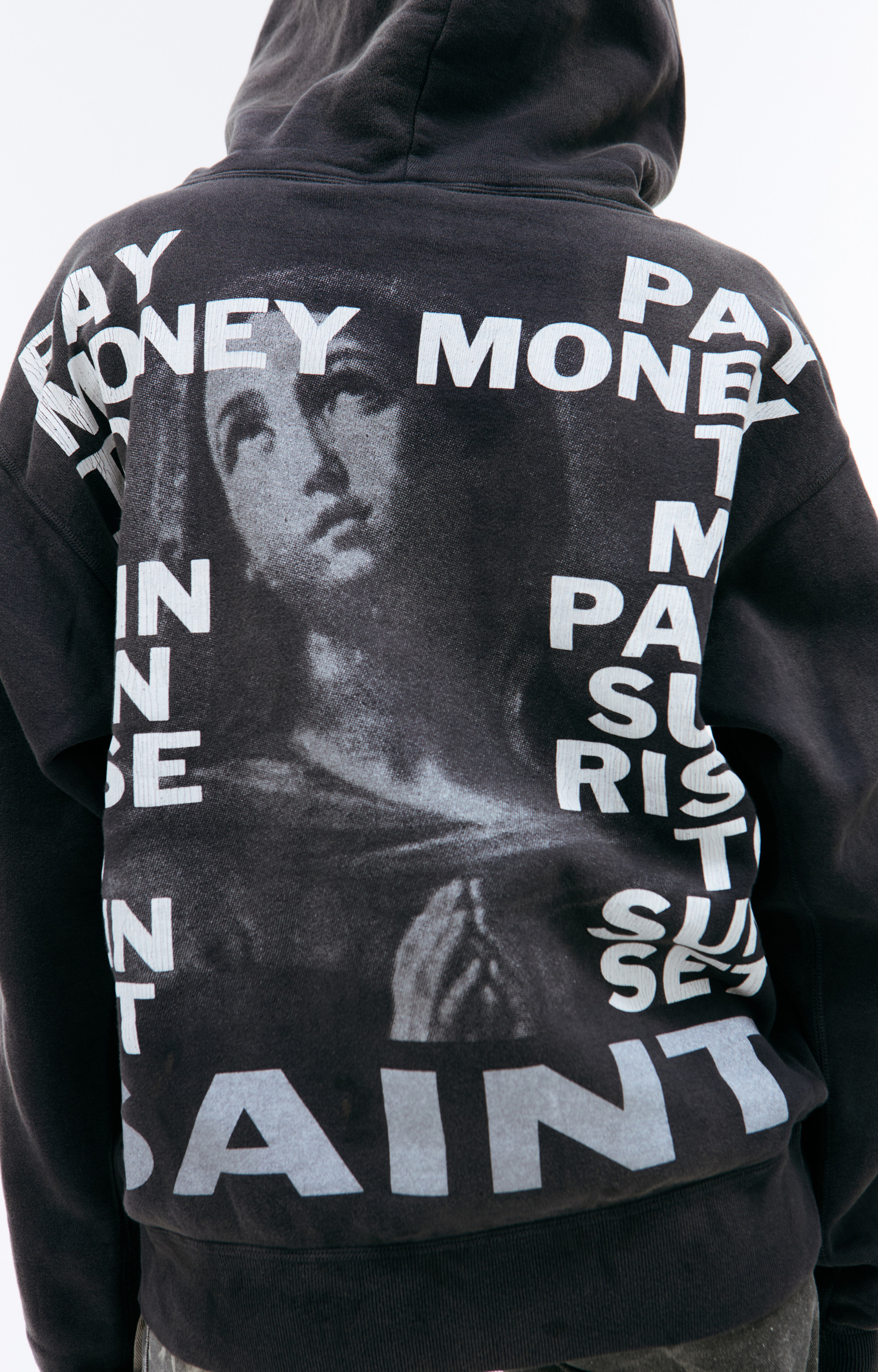 Saint Michael \'MONEY\' printed hoodie