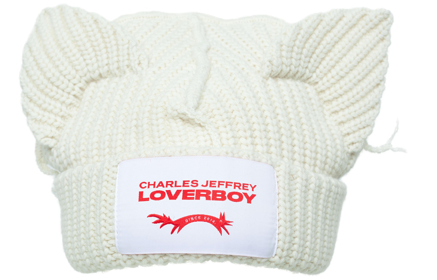 CHARLES JEFFREY LOVERBOY Knitted wool beanie