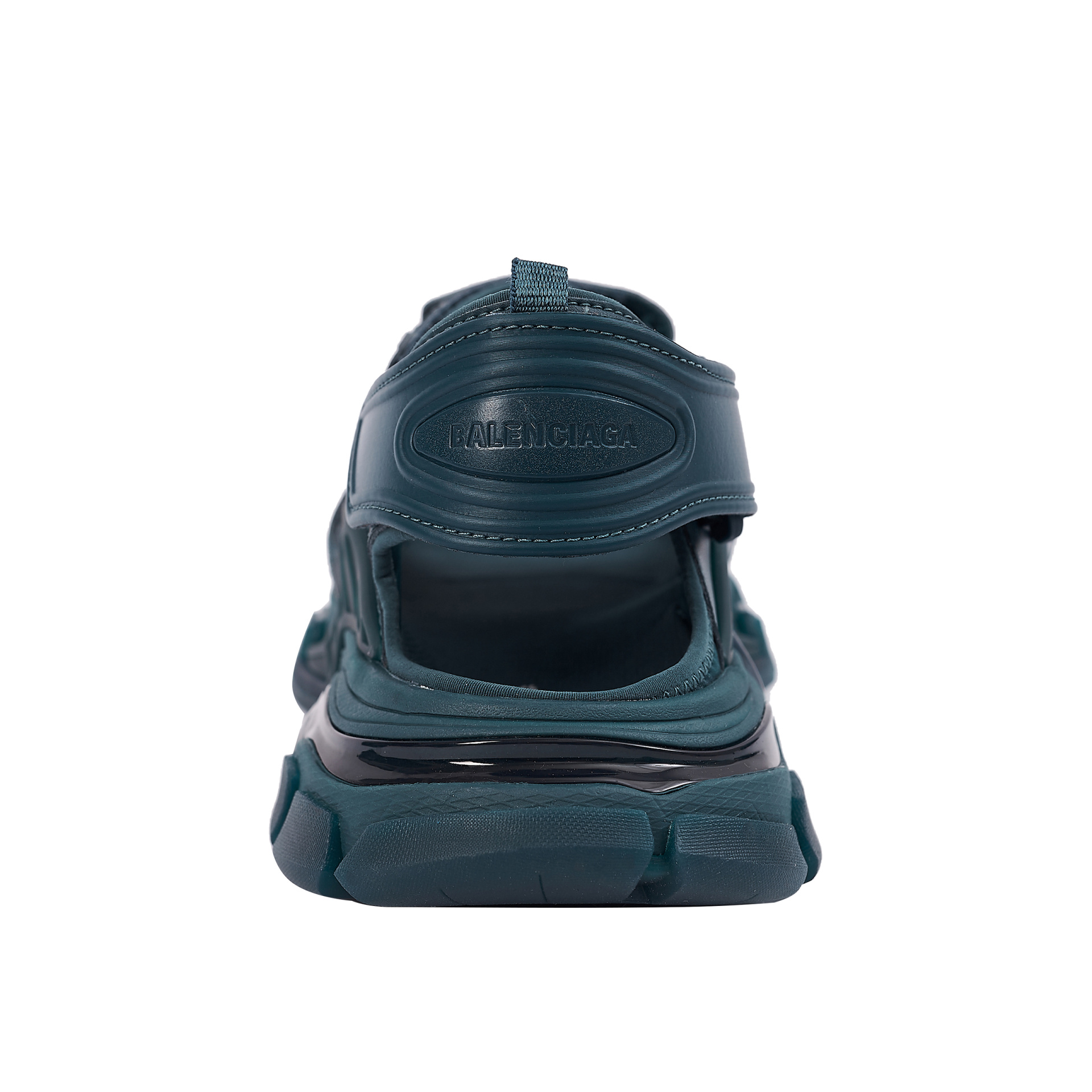 Balenciaga Dark Green Track Sandals