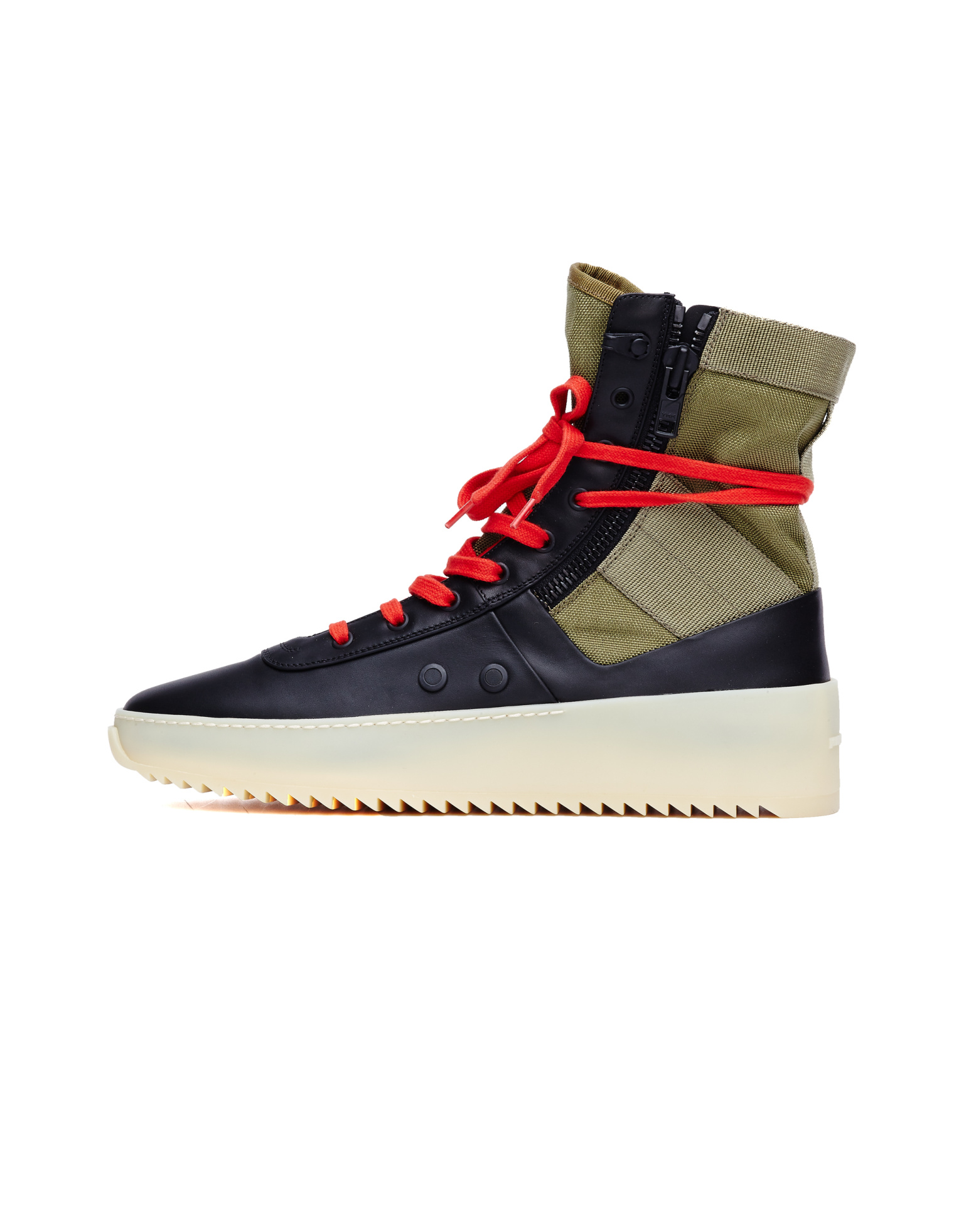 Fear of God Black and Khaki Jungle Sneakers