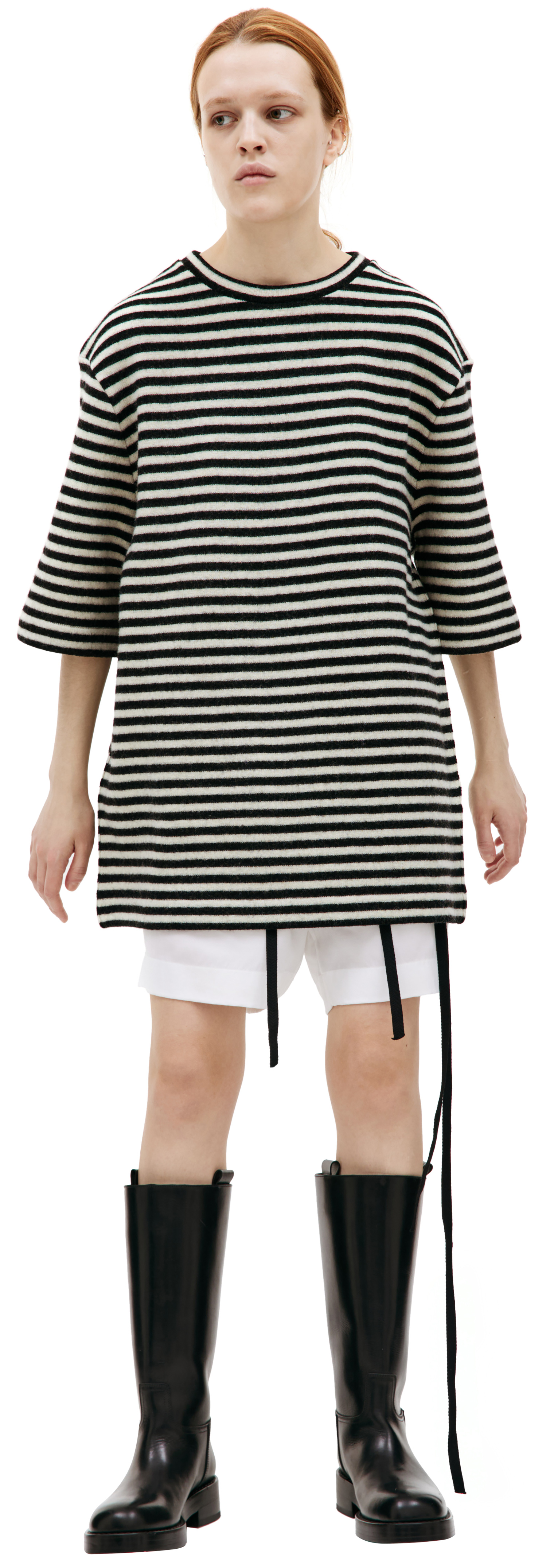 Jil Sander Multistripe wool sweater