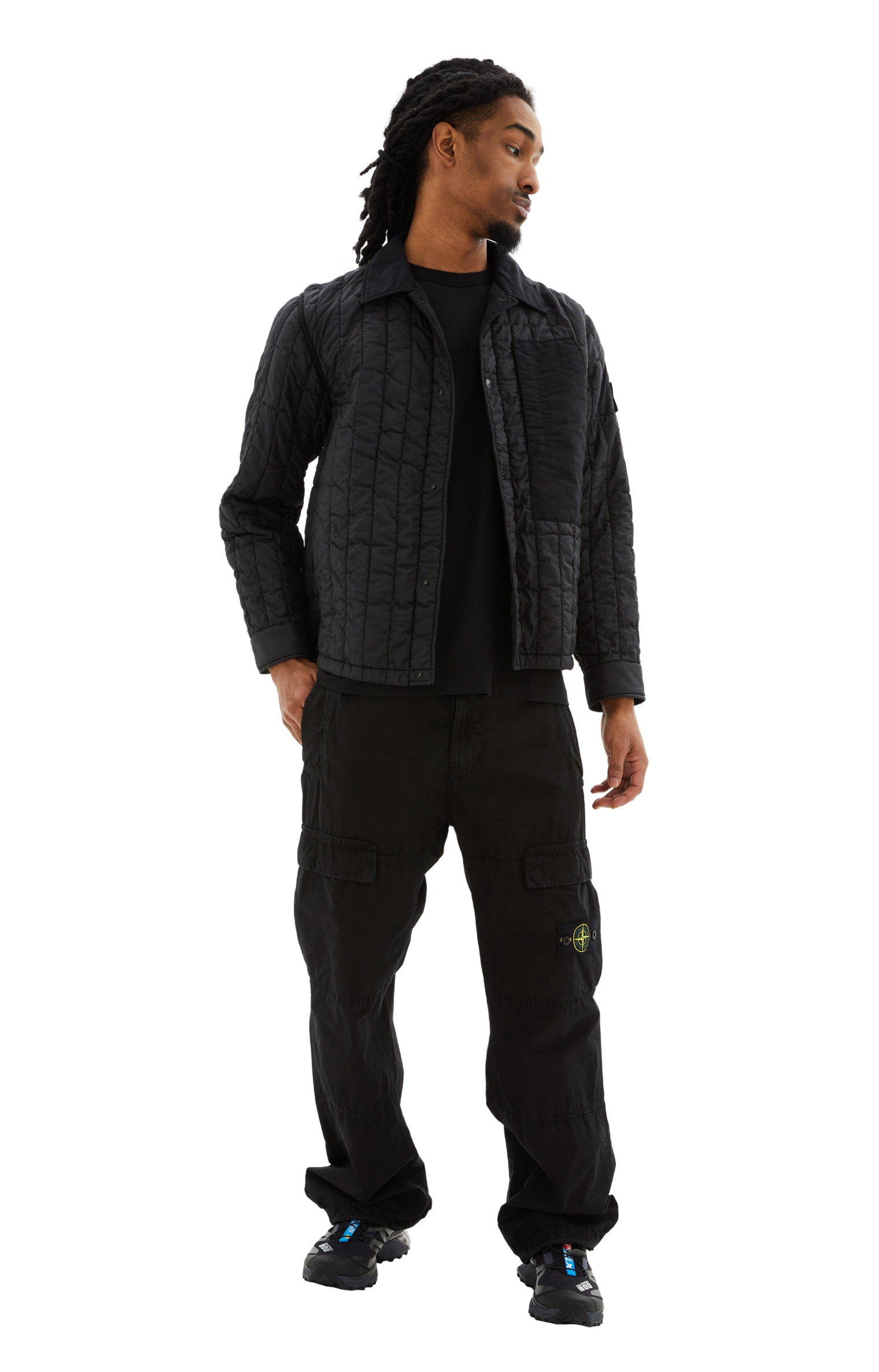 Stone Island Quilted Nylon Tela Jacket