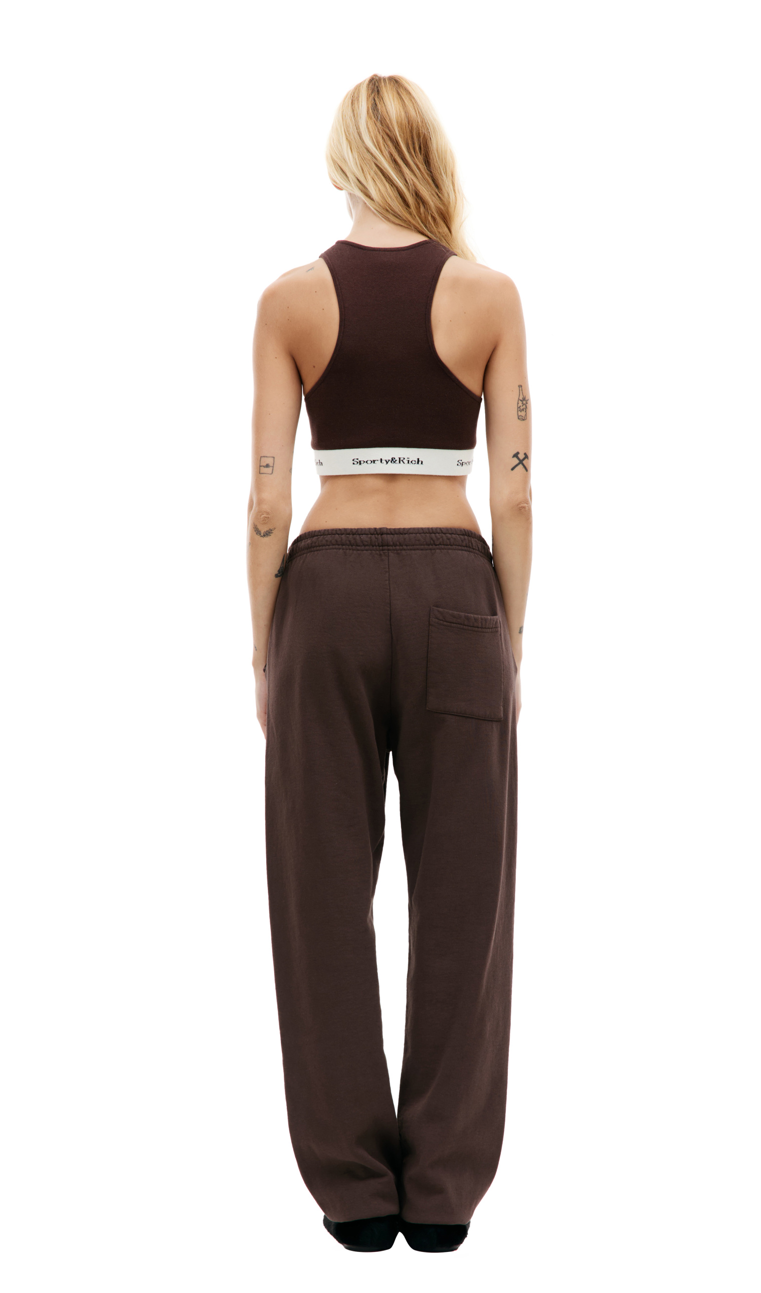 SPORTY & RICH Vendom cotton sweatpants