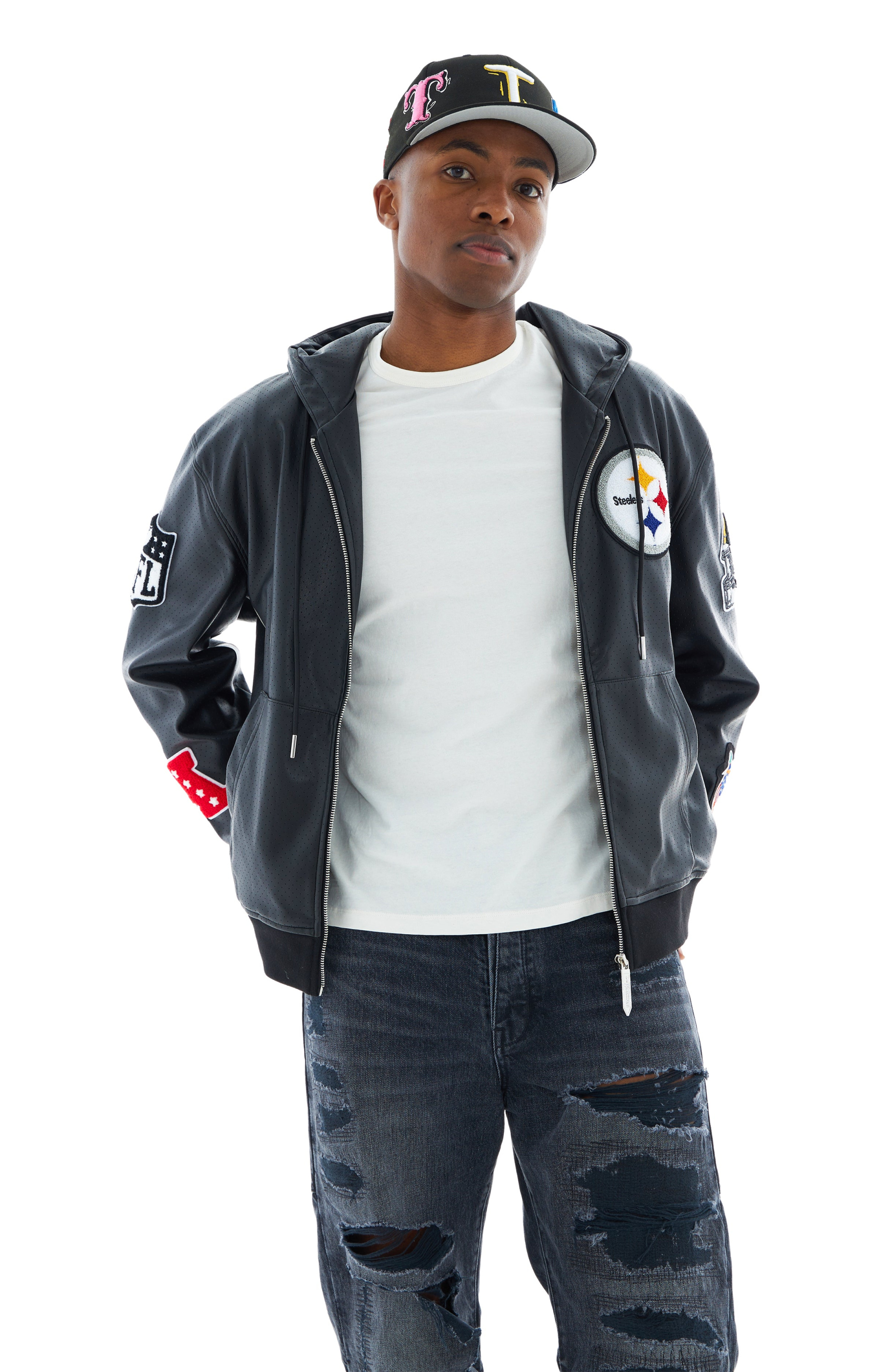 Jeff Hamilton Steelers Hooded Jacket