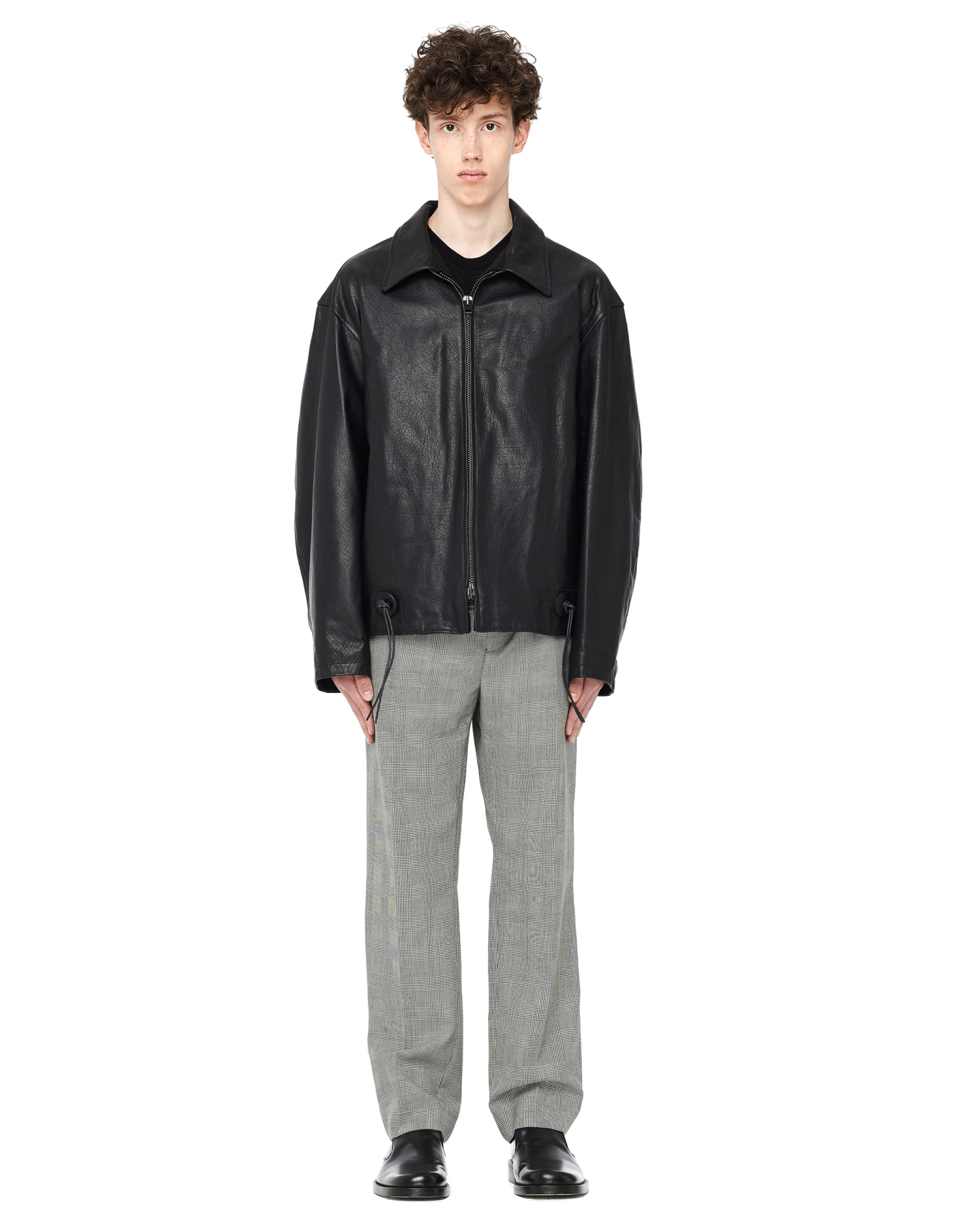 Yohji Yamamoto Replica Leather Jacket