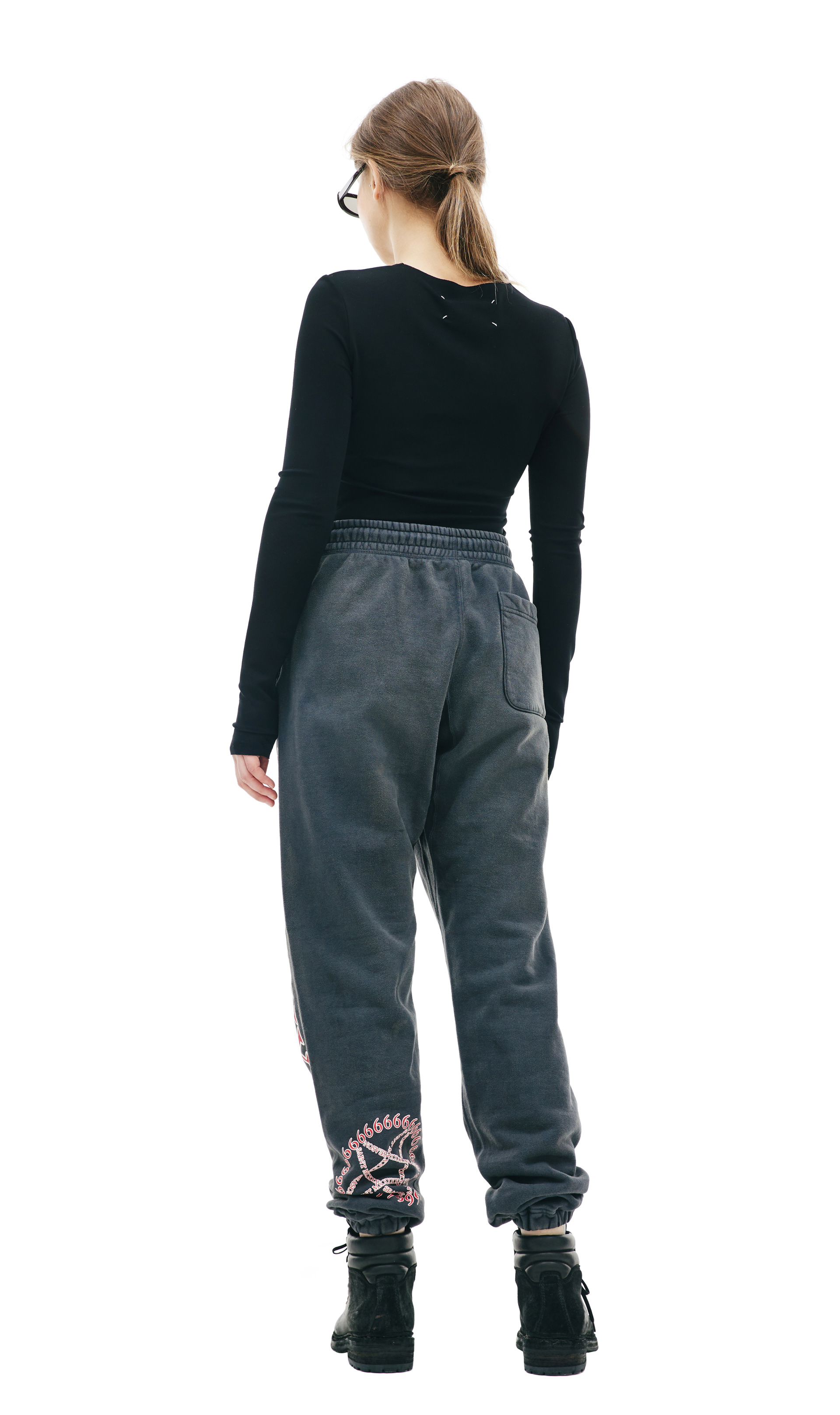 Saint Michael Eye ball printed sweatpants