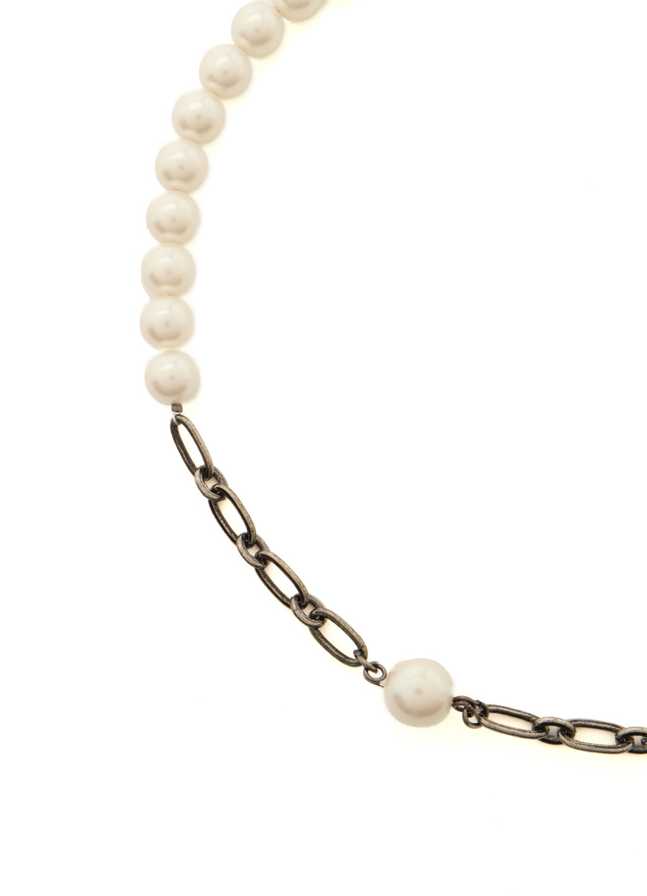 Y\'s Pearl And Chain Choker