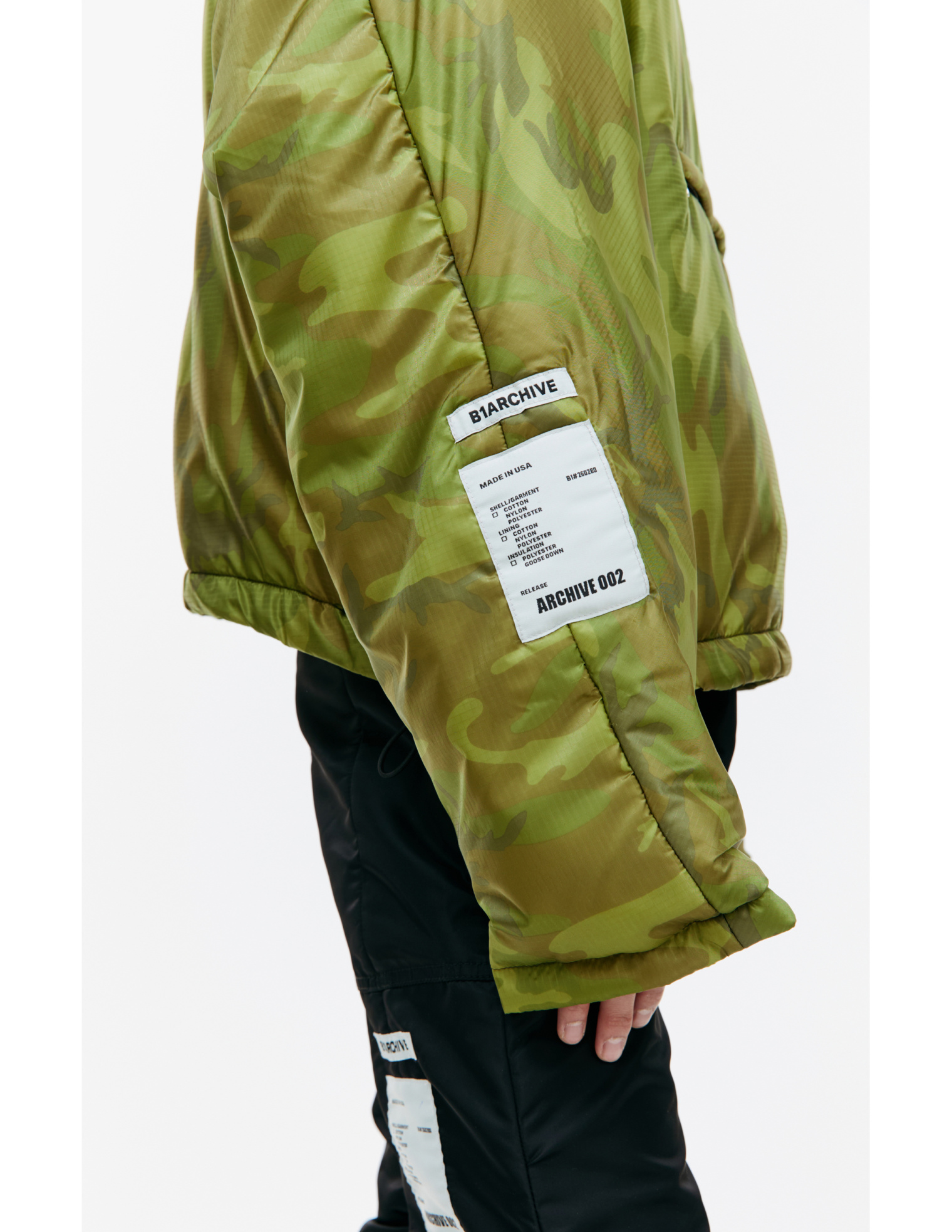 B1ARCHIVE Camo anorak jacket