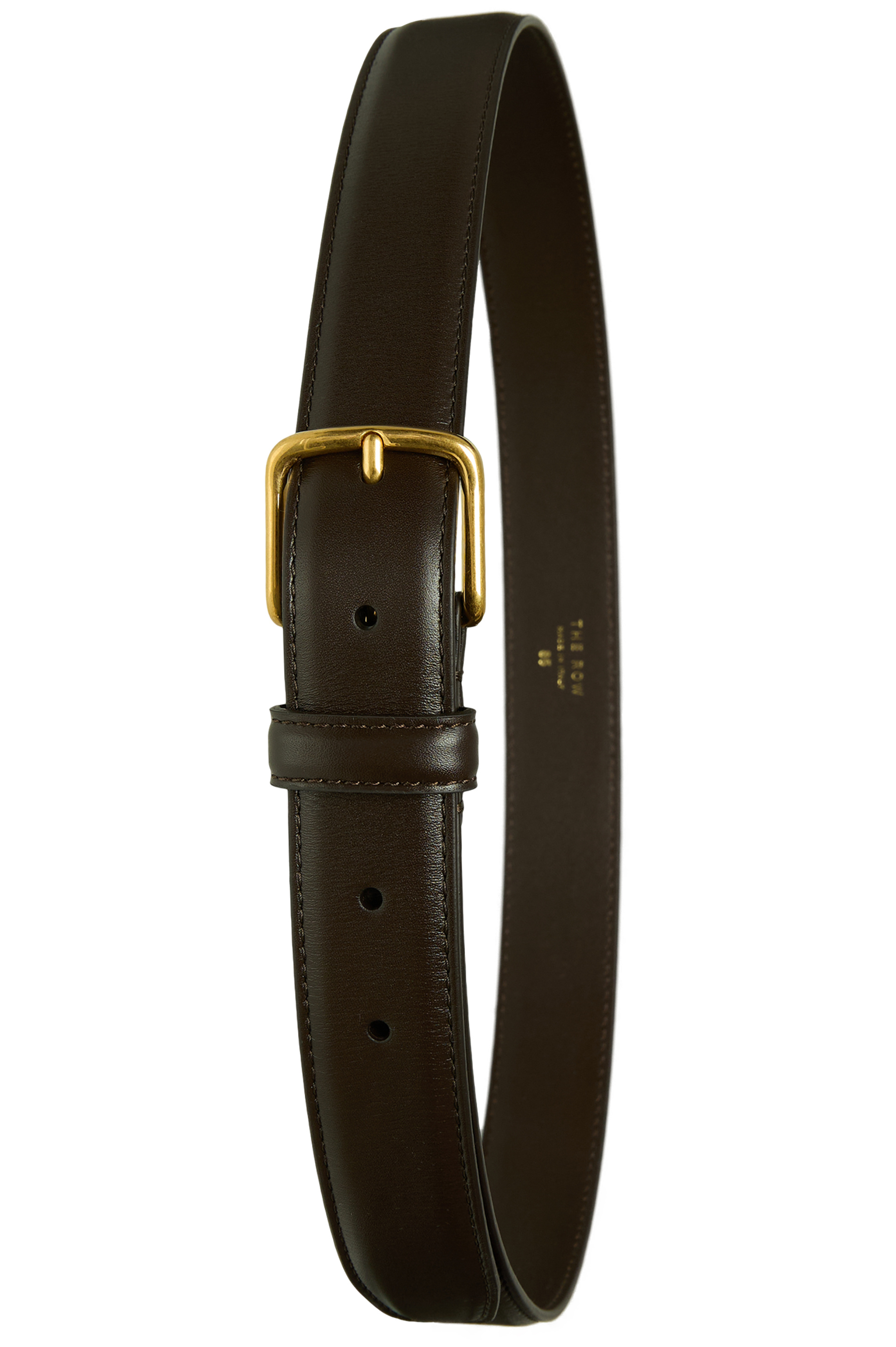 The Row Brown leather belt