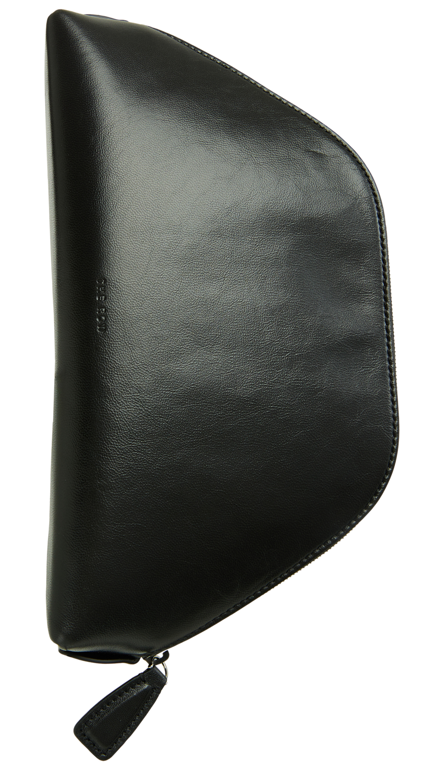 The Row Devon Roche leather clutch