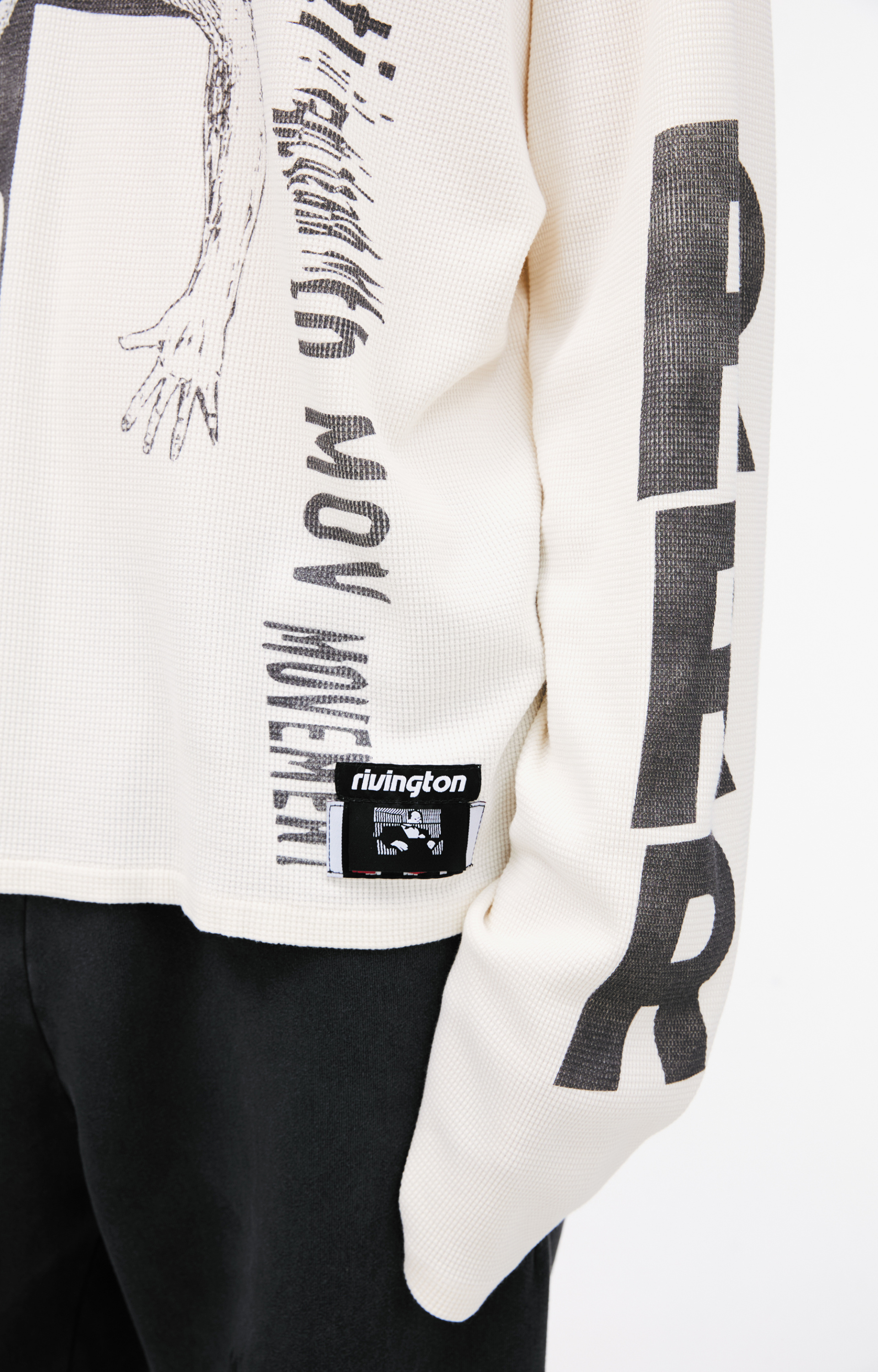 RRR123 White Printed Longsleeve