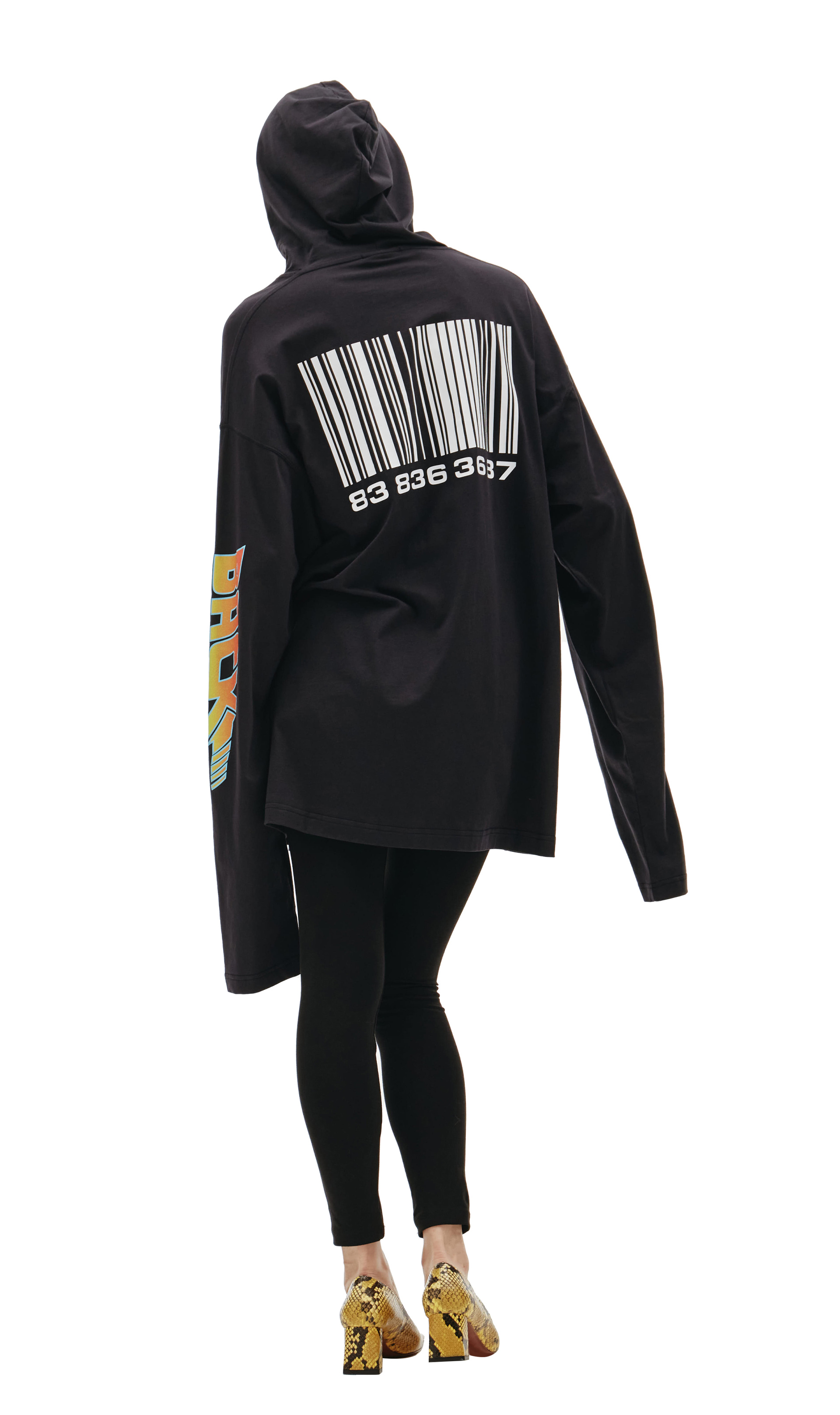 VTMNTS Back to the future printed hoodie