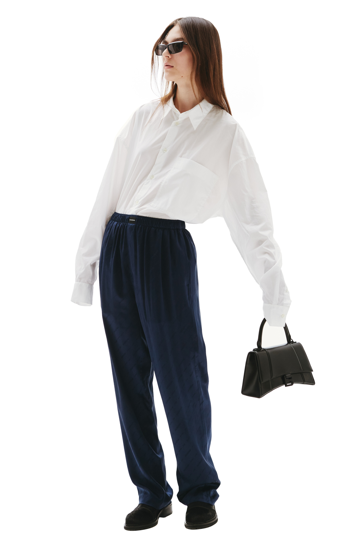 Balenciaga All Over Logo Trousers