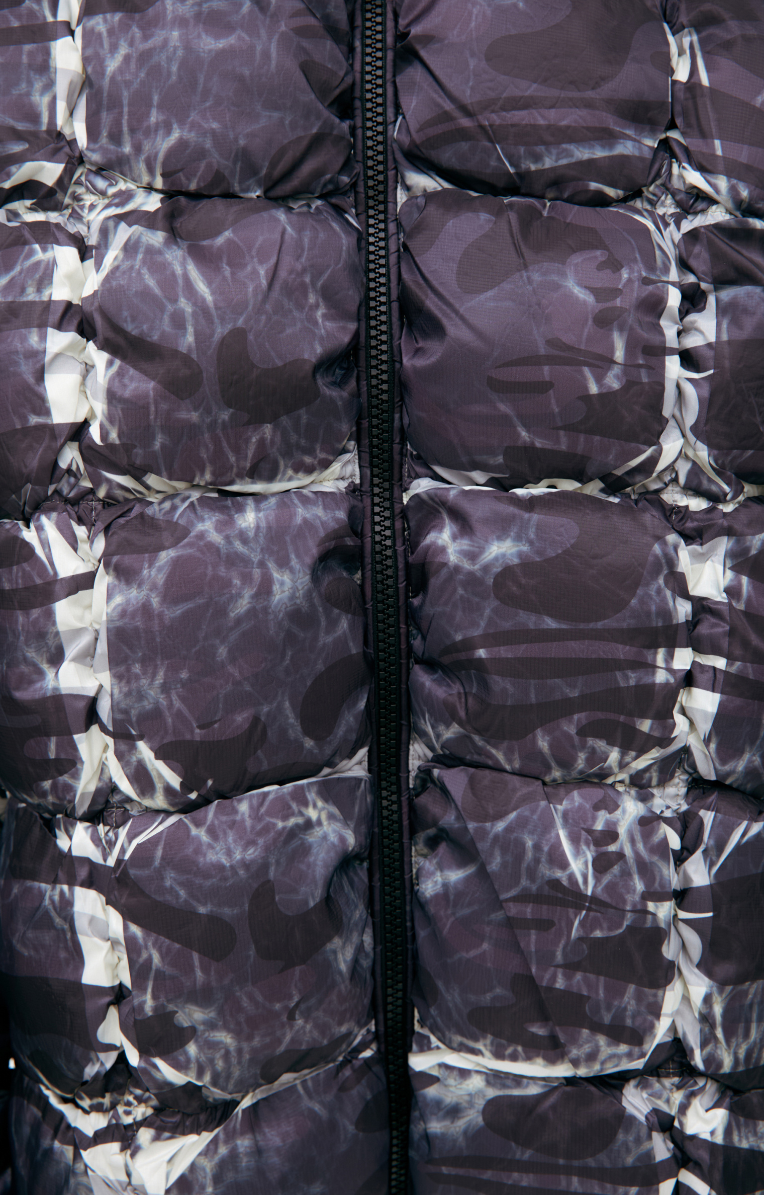 Diesel Camouflage hooded down jacket