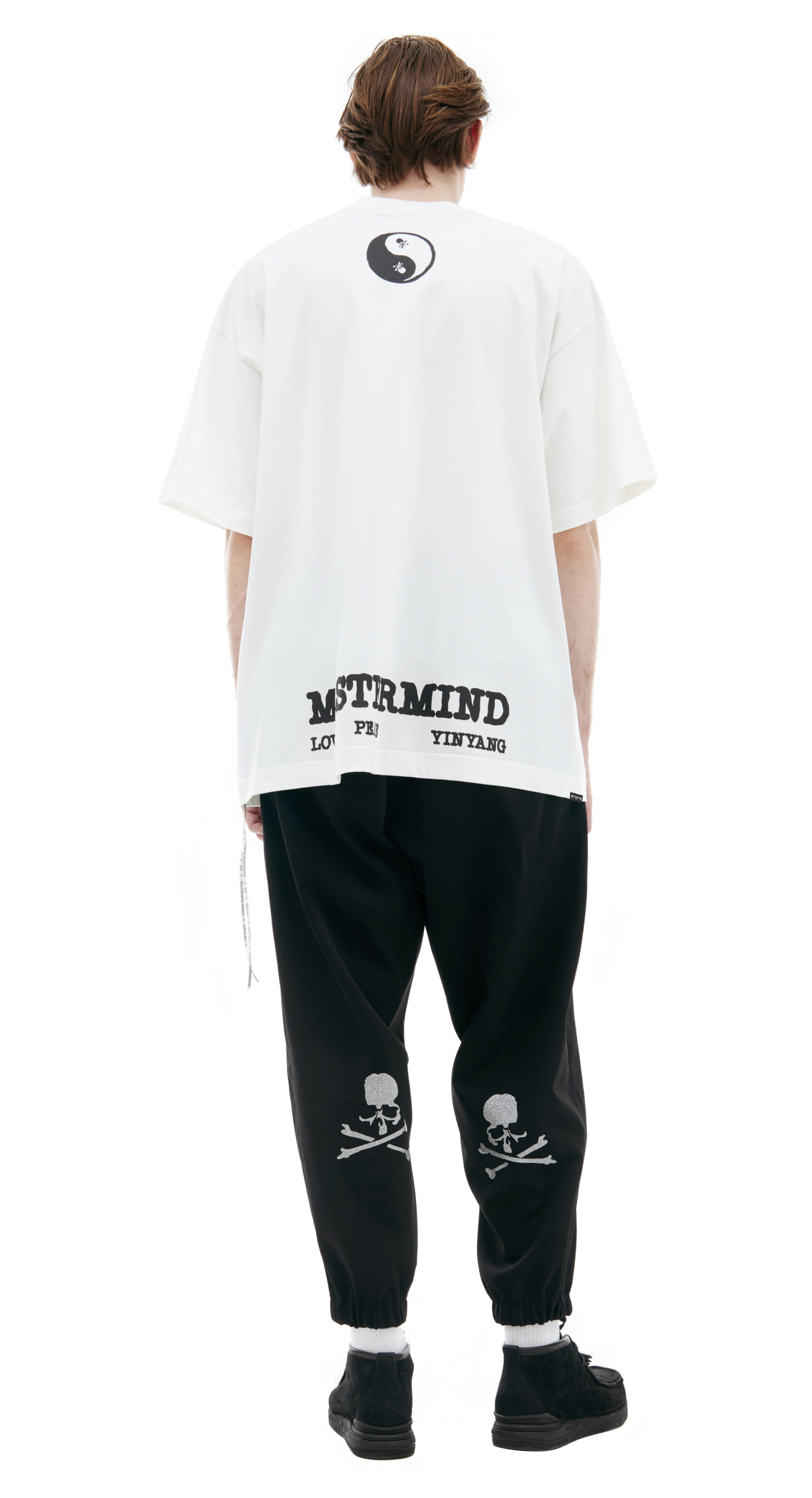 Mastermind WORLD White print T-shirt