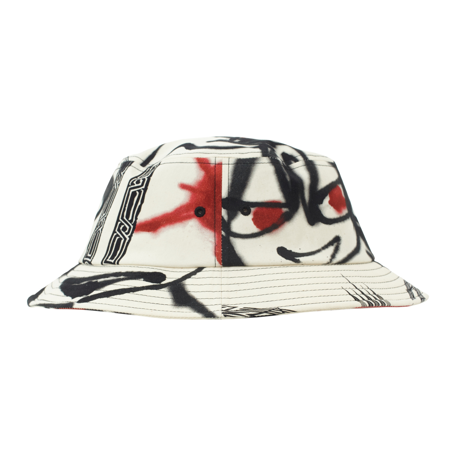 Children of the discordance Graffiti printed bucket hat