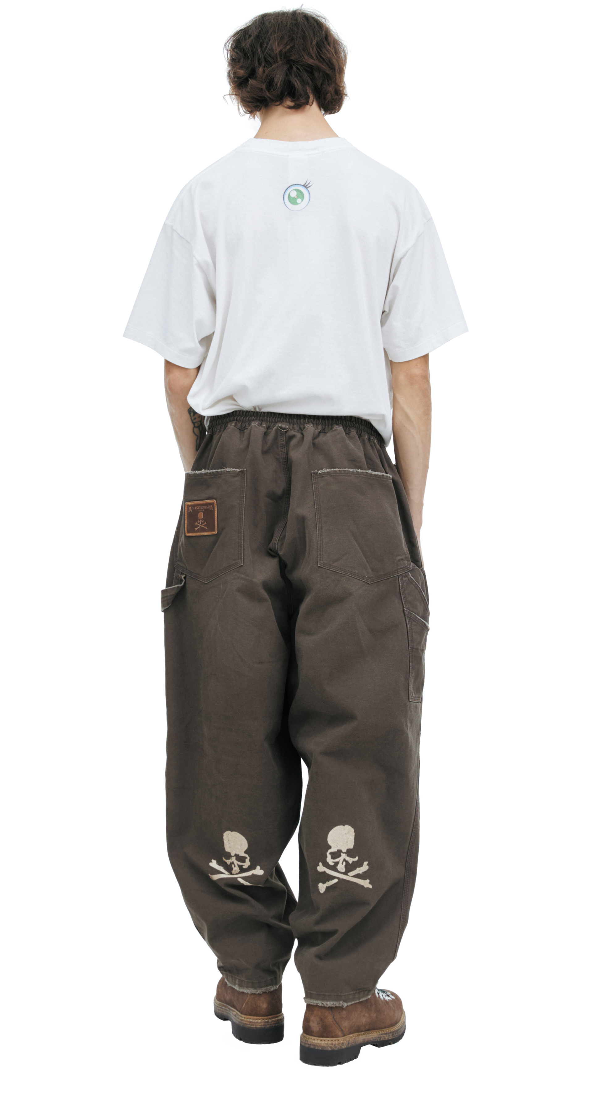 Mastermind WORLD Wide-leg pants with patch pockets