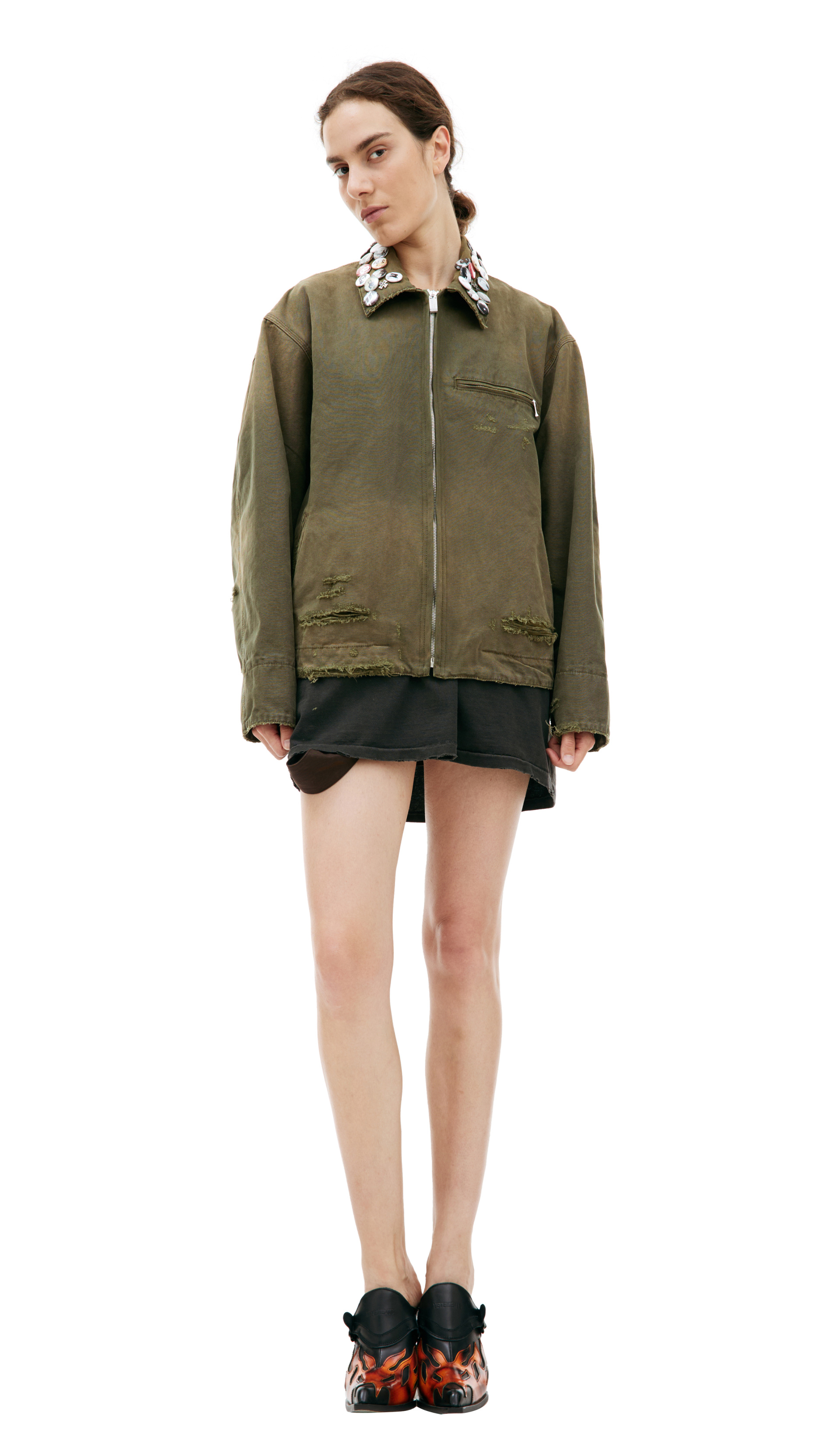 Enfants Riches Déprimés BERKLEY faded denim jacket