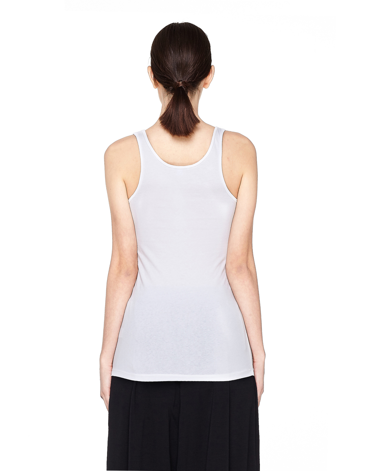 James Perse Supima Cotton White Tank Top