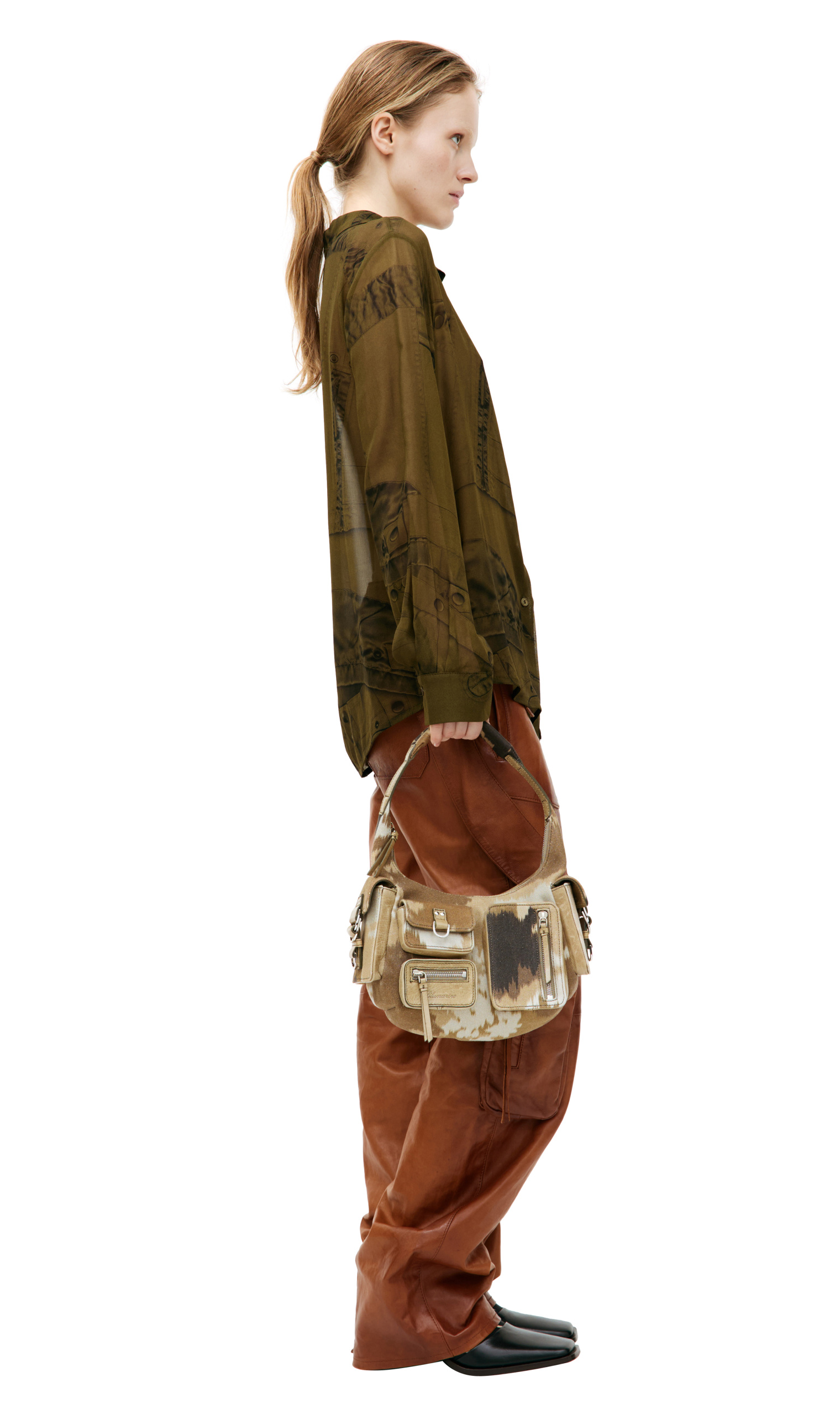 Blumarine Camouflage cargo bag