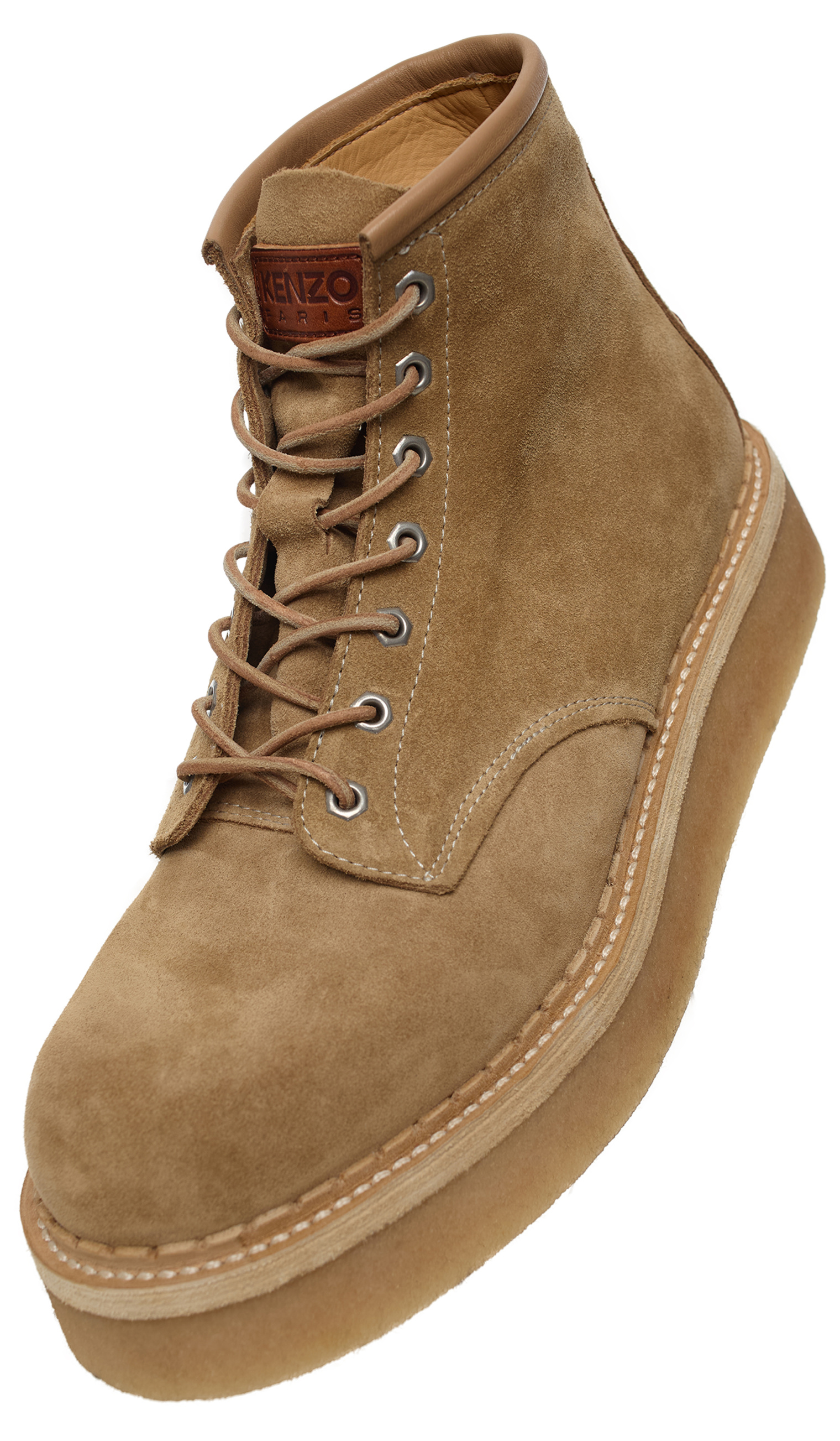 KENZO Beige leather boots