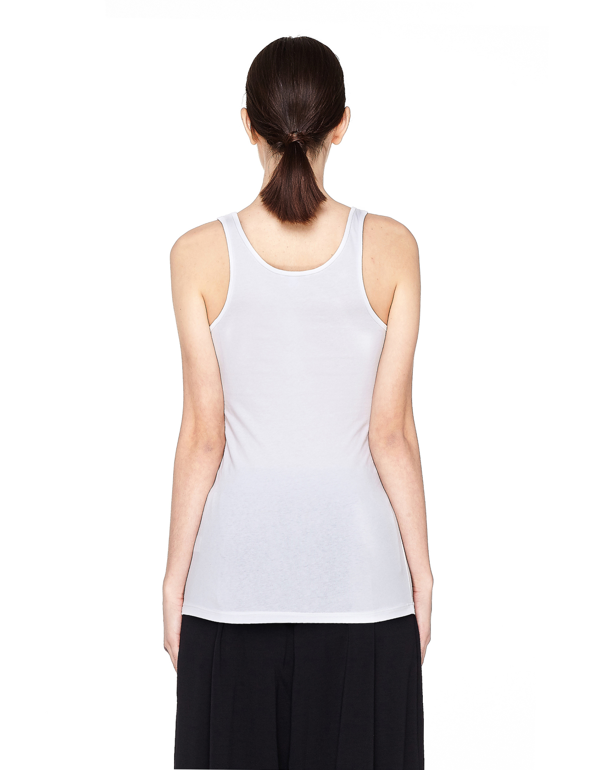 James Perse Supima Cotton White Tank Top