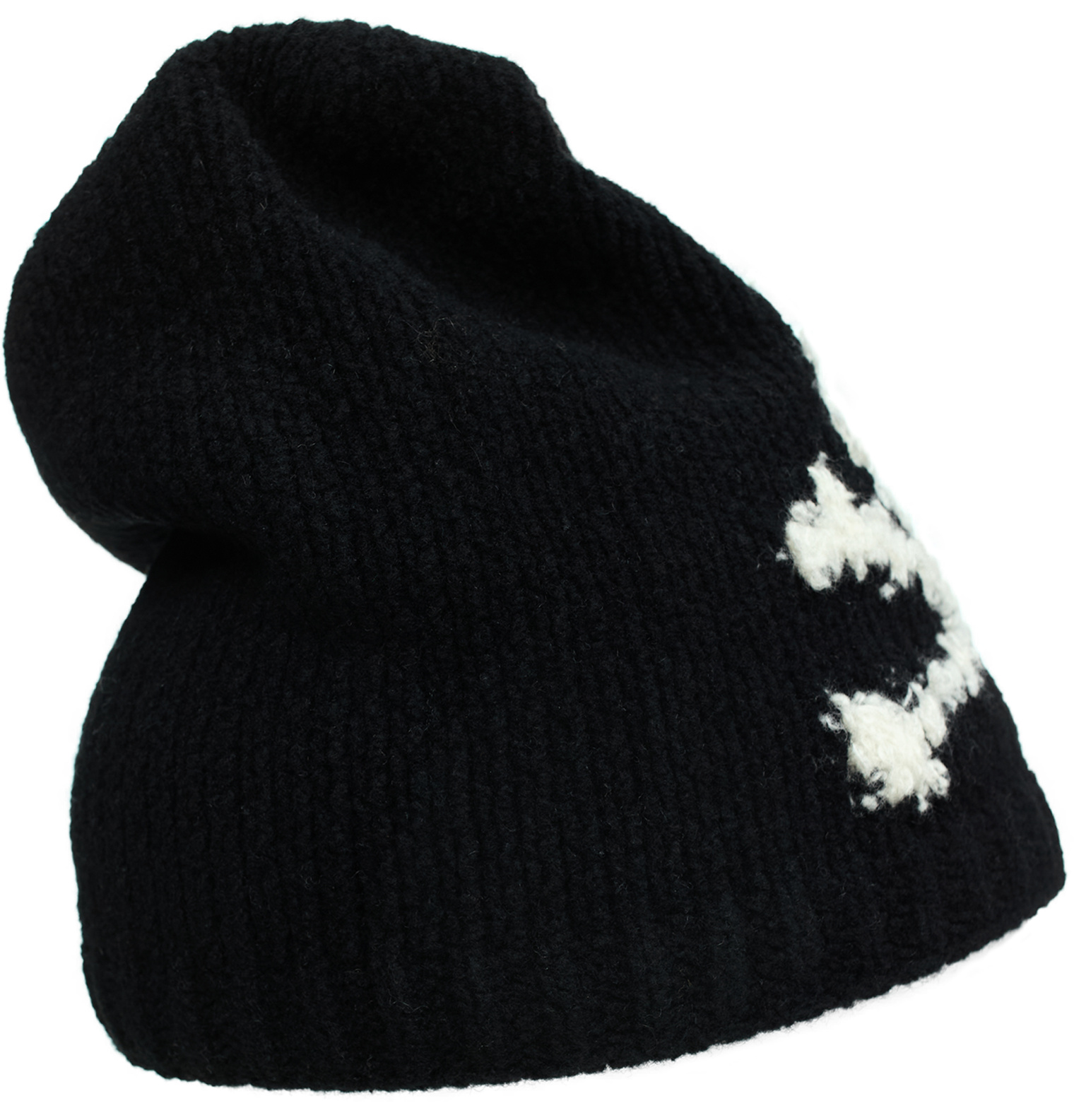 Mastermind WORLD Black cashmere beanie