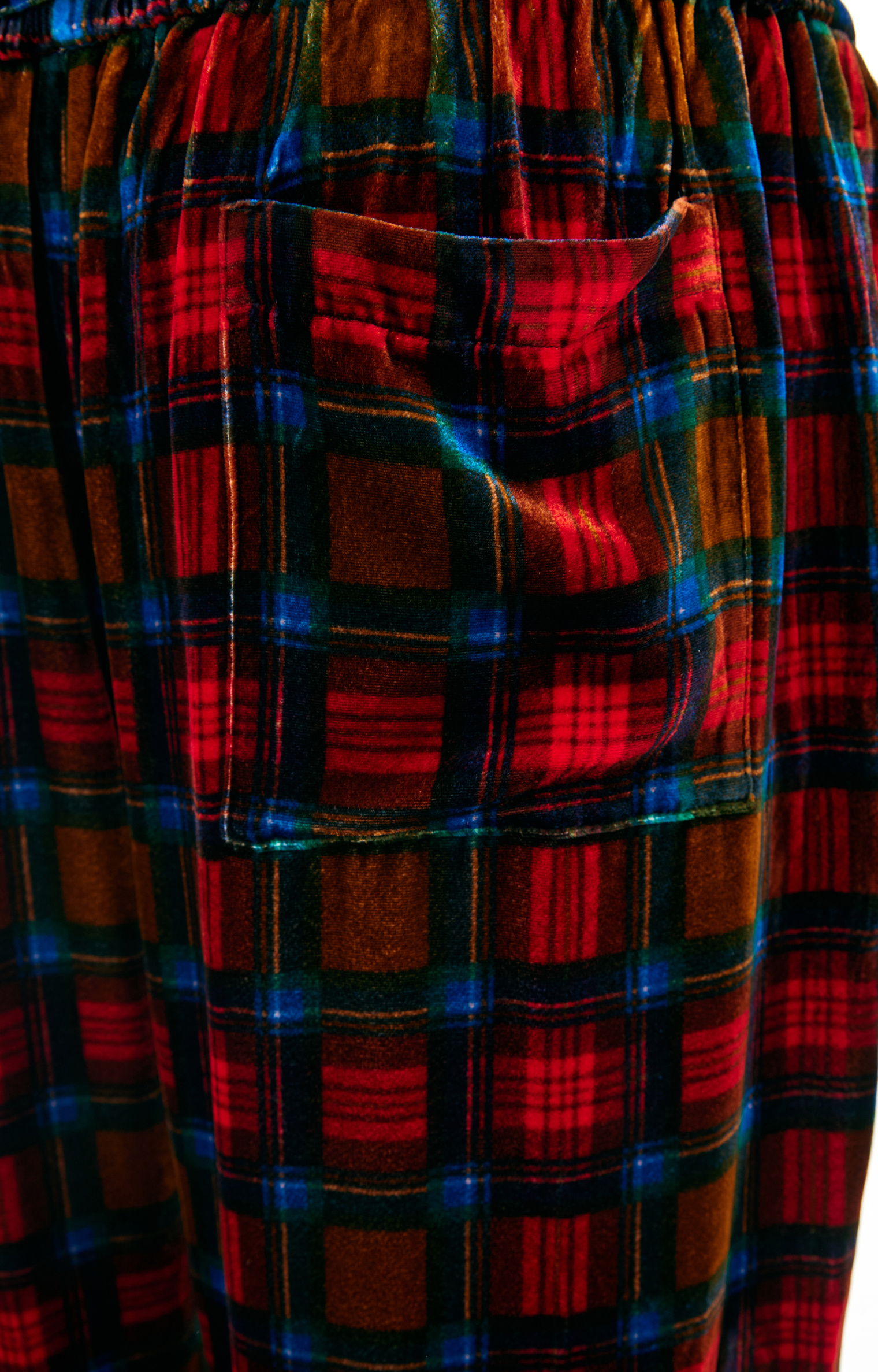 Acne Studios Red plaid trousers