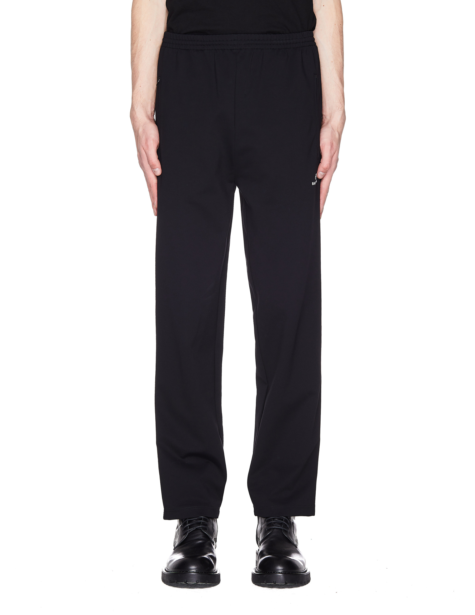 Balenciaga Черные брюки с логотипом
