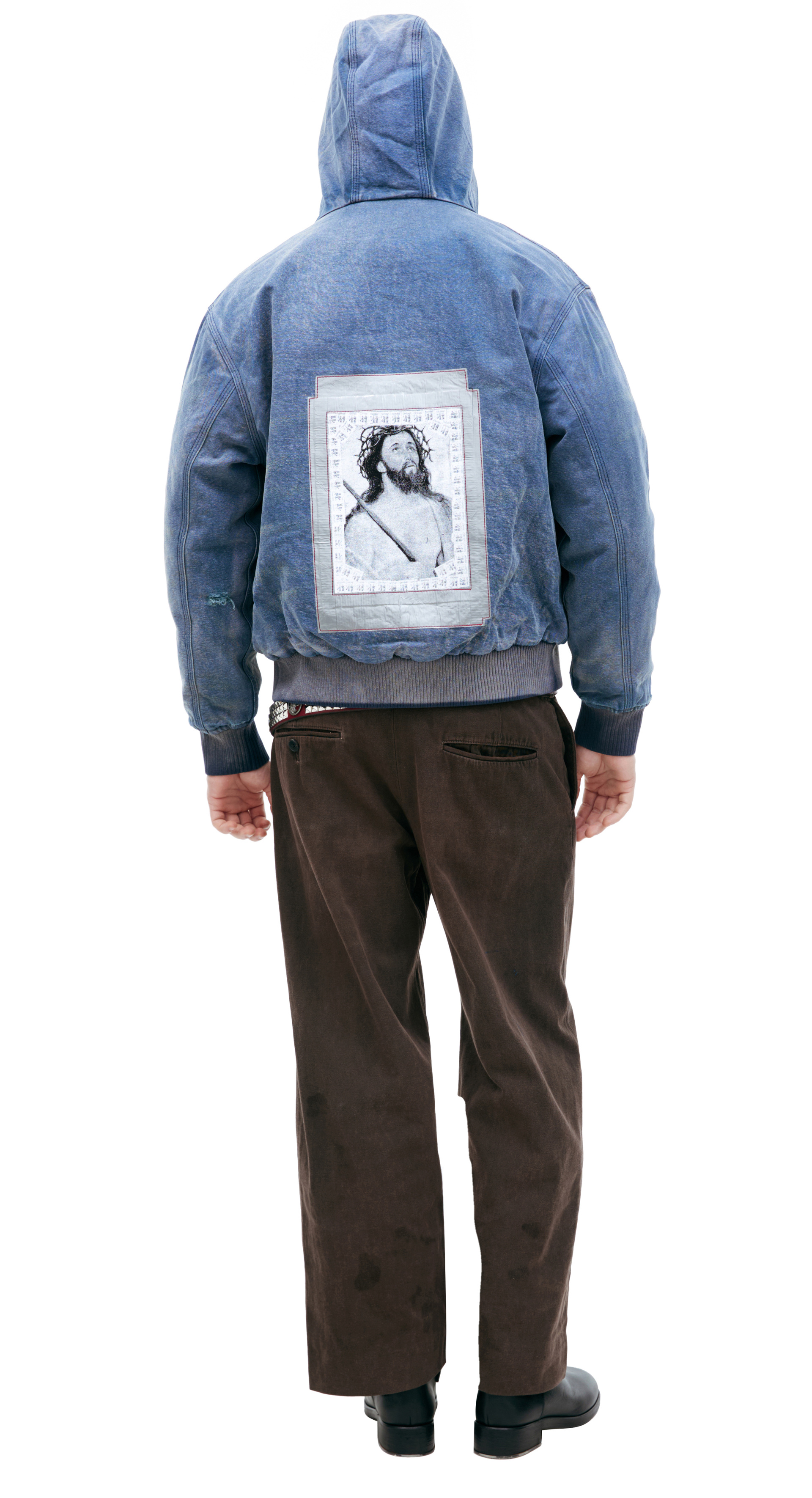 Enfants Riches Déprimés Denim jacket with patches