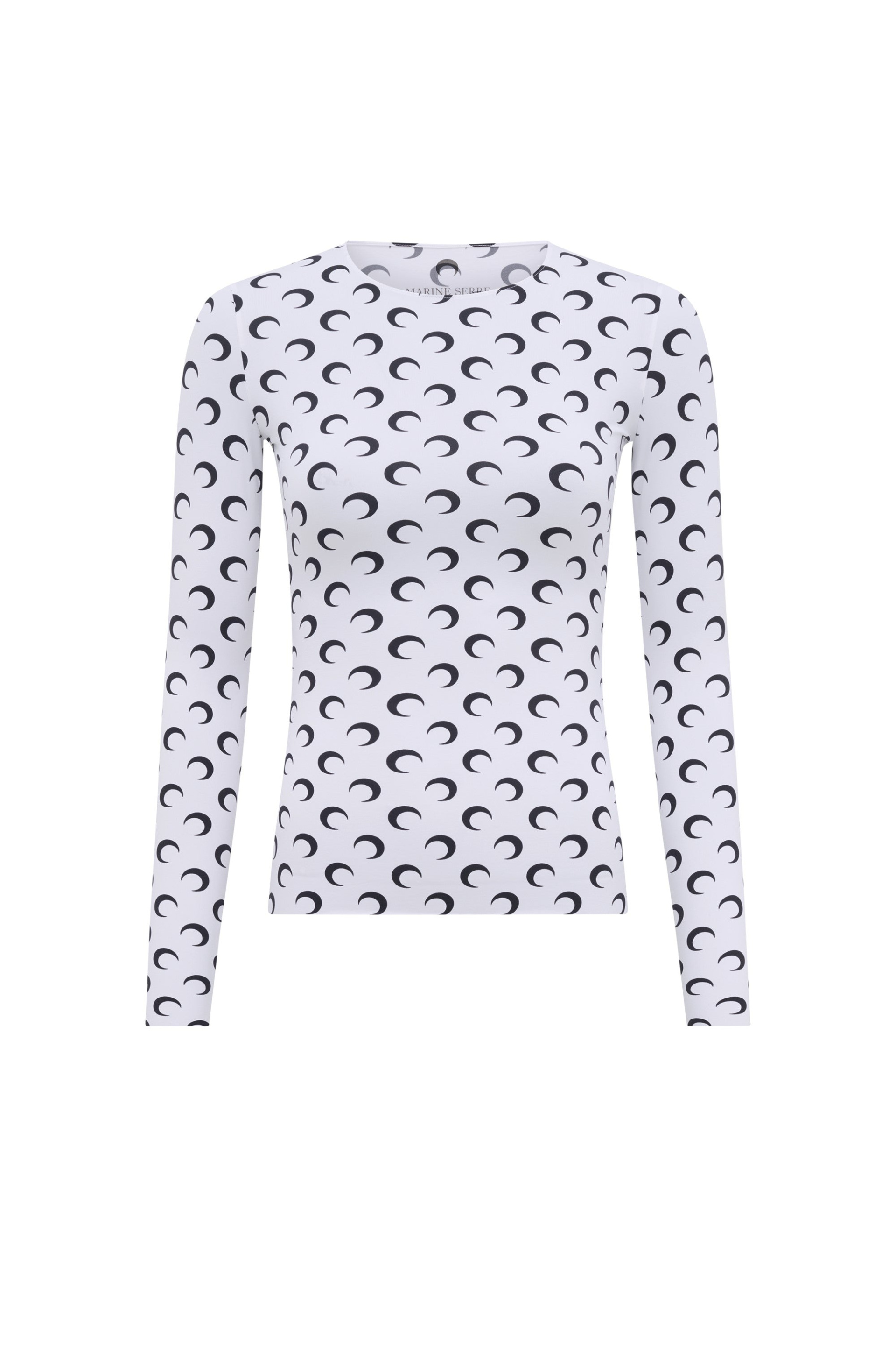 MARINE SERRE Second Skin Crewneck Top