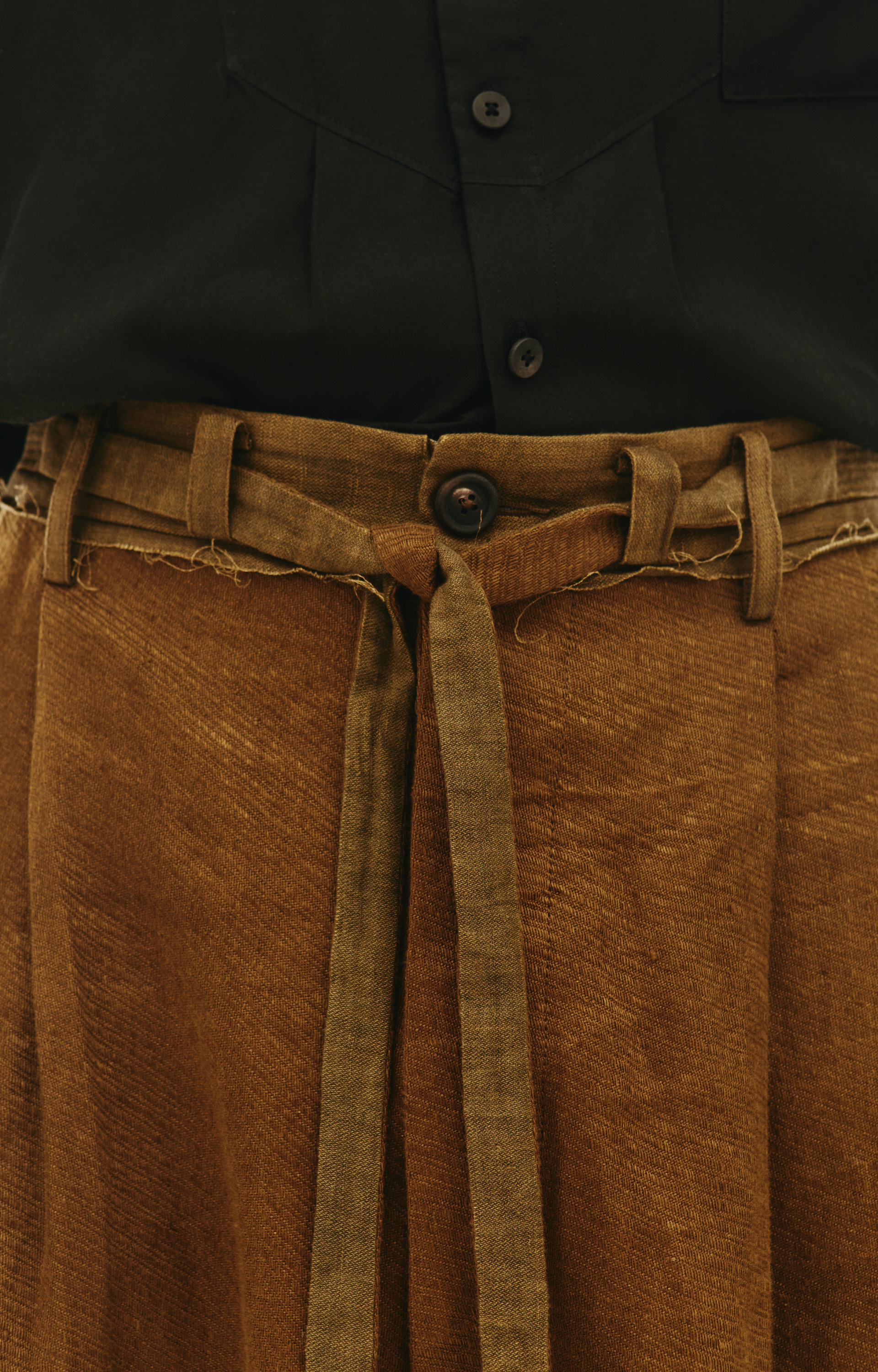 Ziggy Chen Half drawstring trousers