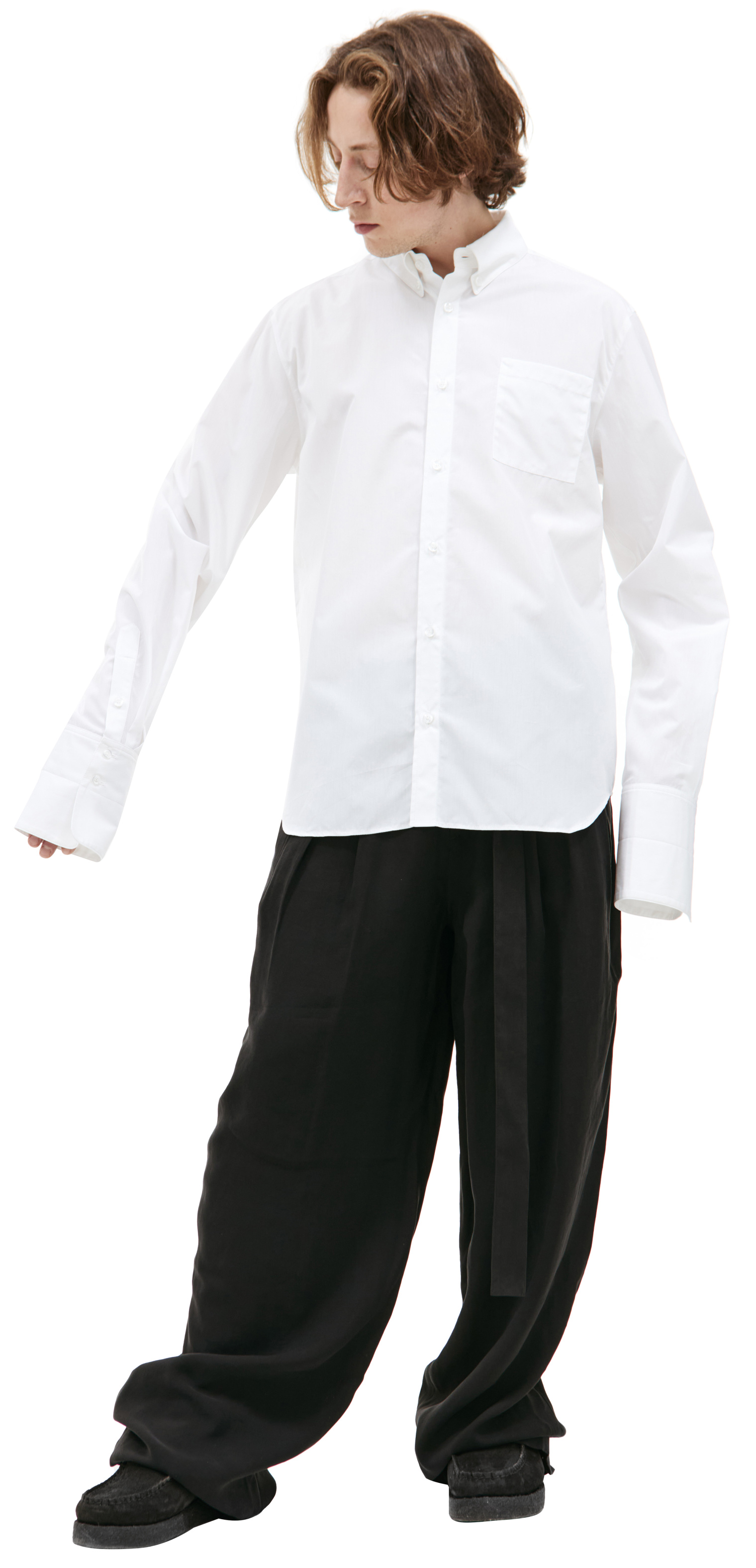 LOUIS GABRIEL NOUCHI White cotton shirt