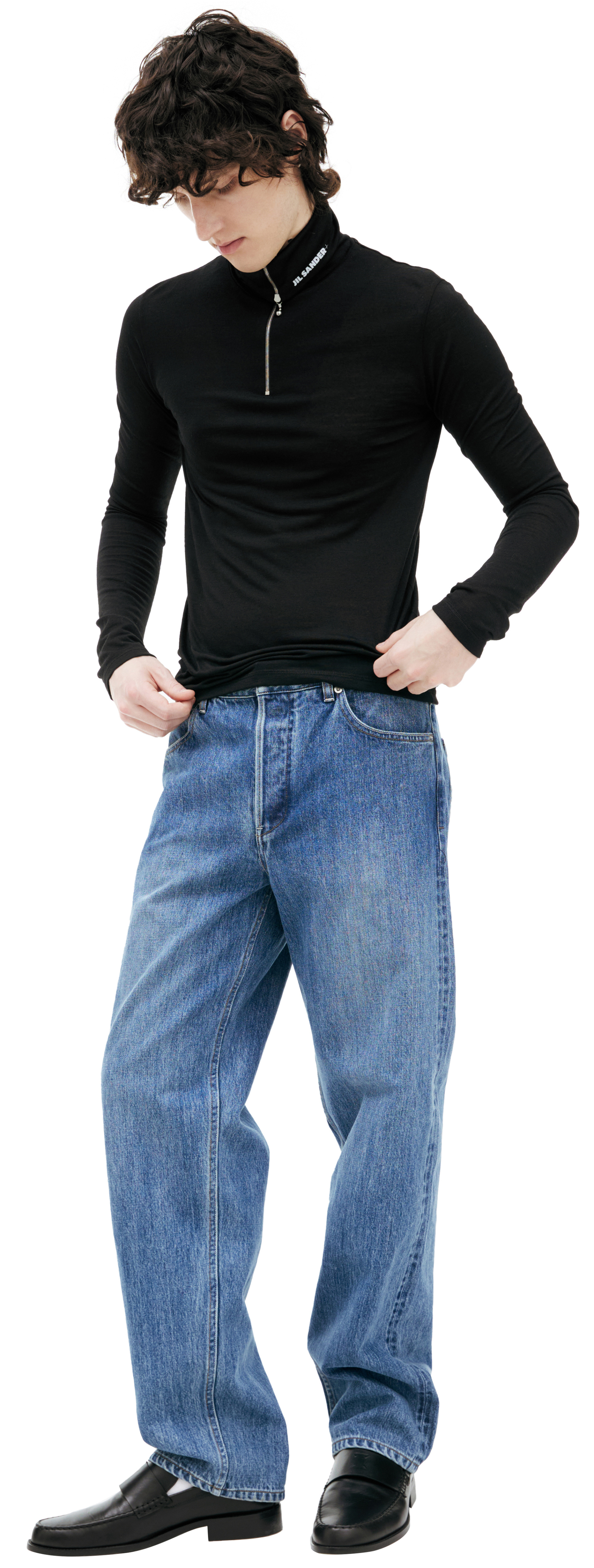 Jil Sander Zippered turtleneck