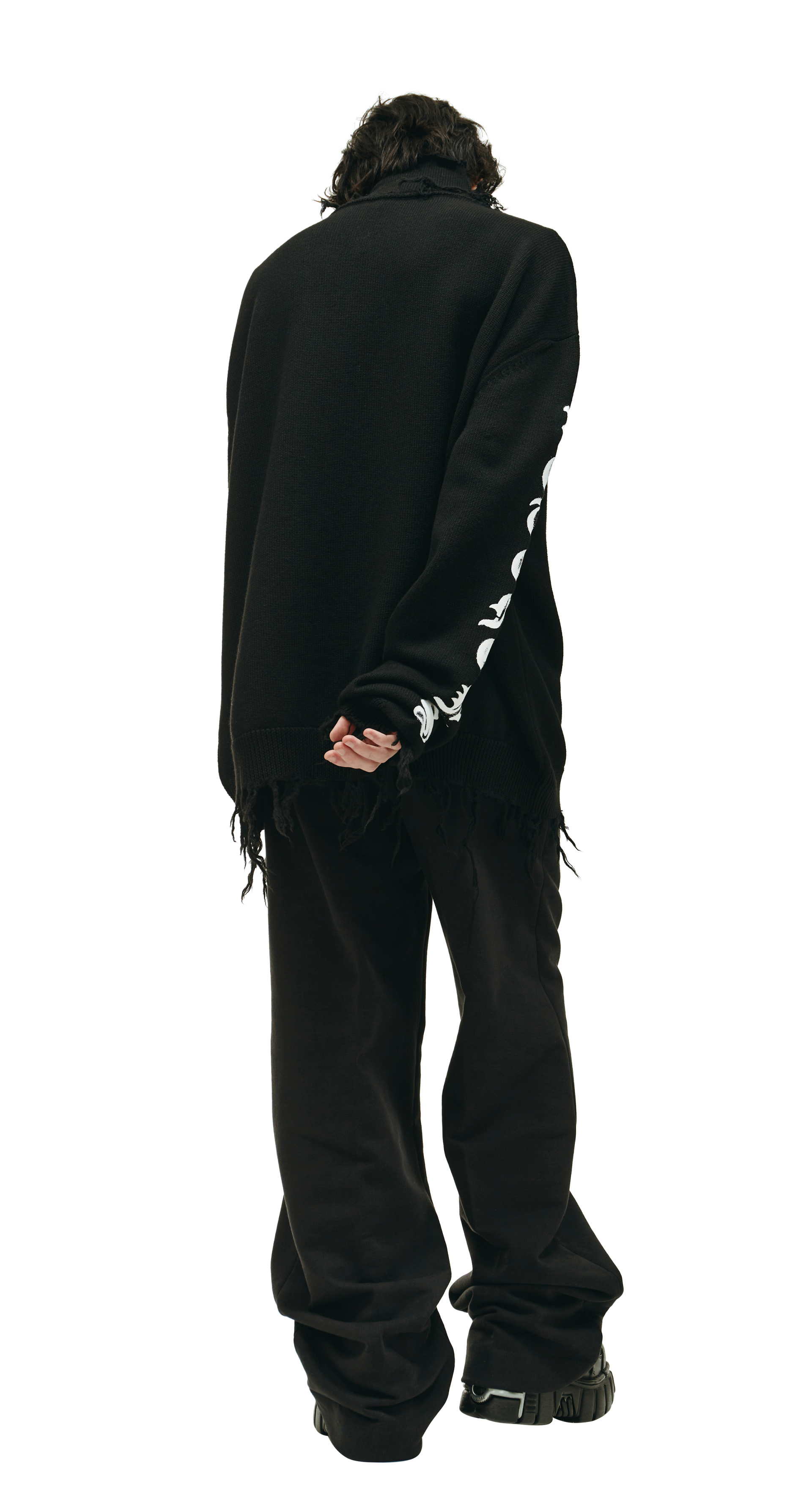 VETEMENTS Destroyed Anarchy sweater